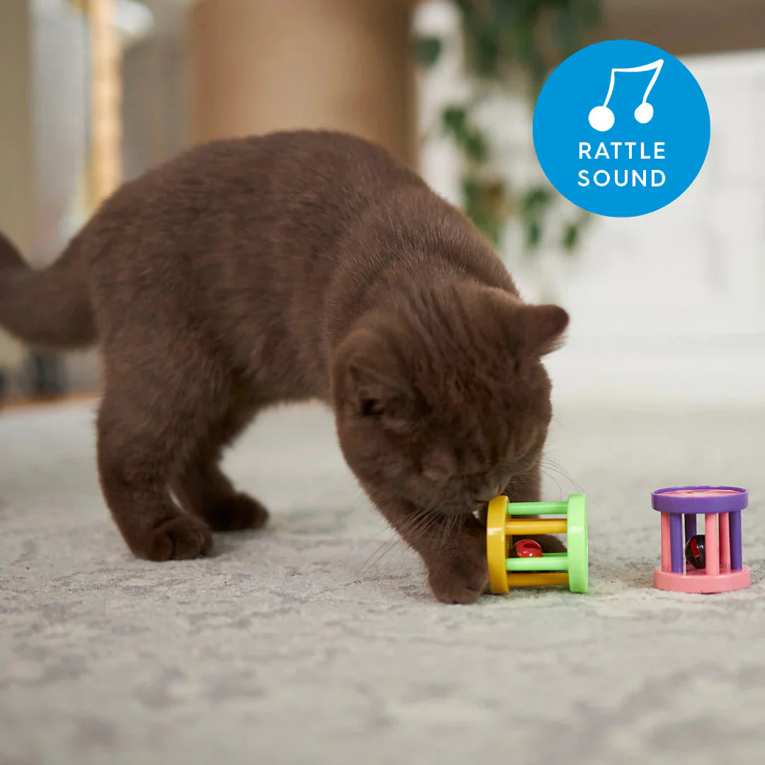 Kazoo Barrel Rattle Cat Toy - Image 2