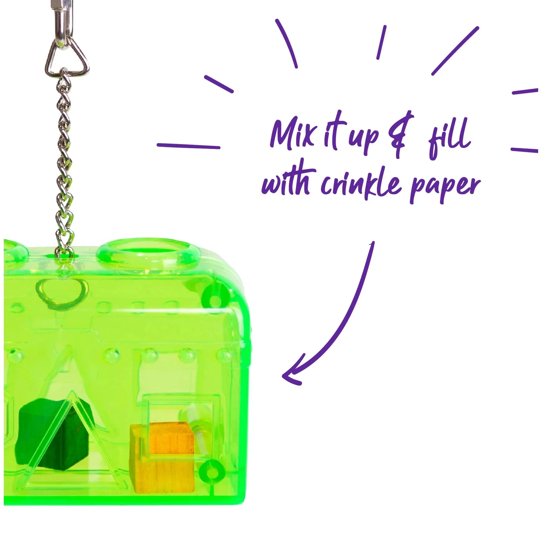 Kazoo Bird Toy Acrylic Puzzle Box Large - Image 2