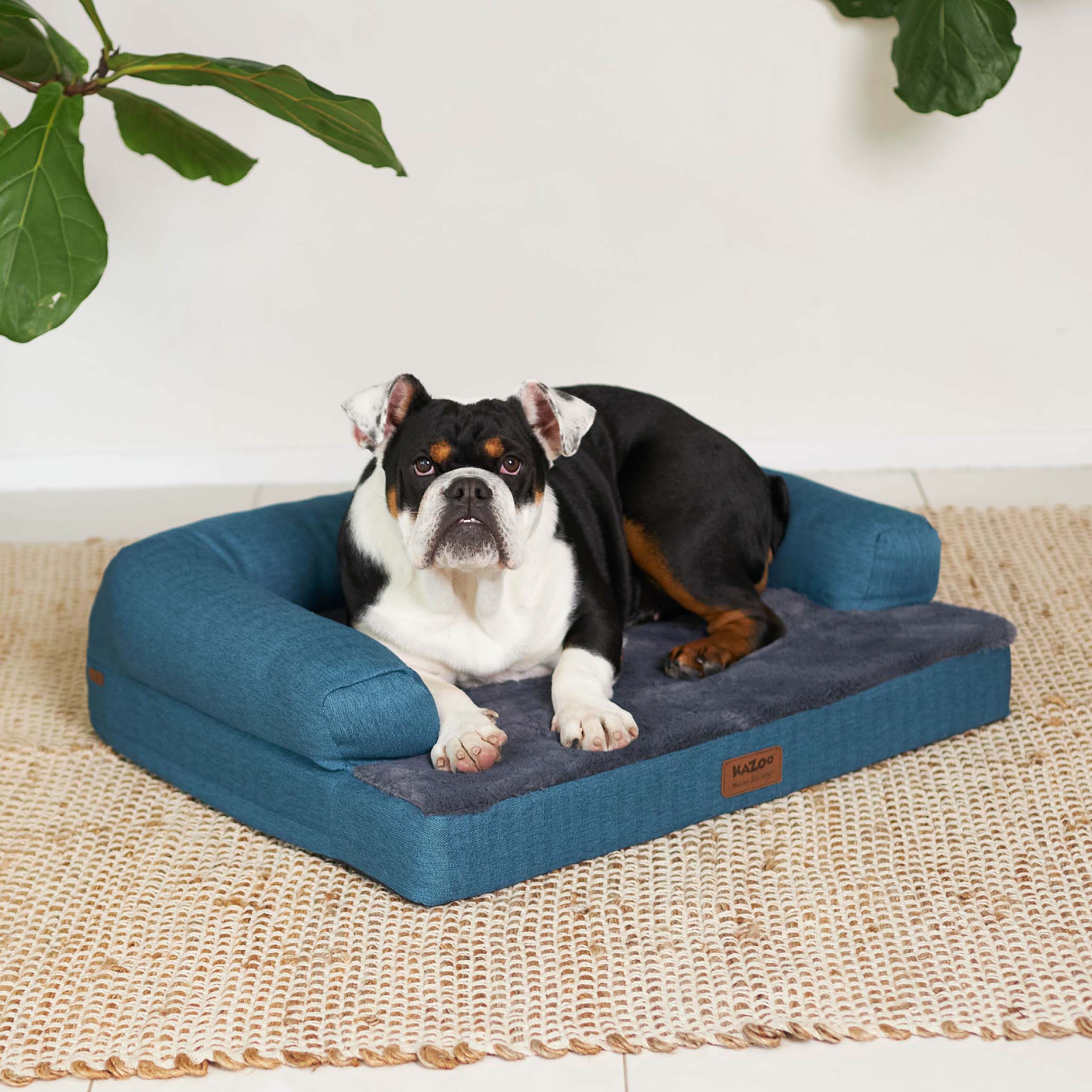 Kazoo Boudoir Large Teal Dog Bed - Image 3