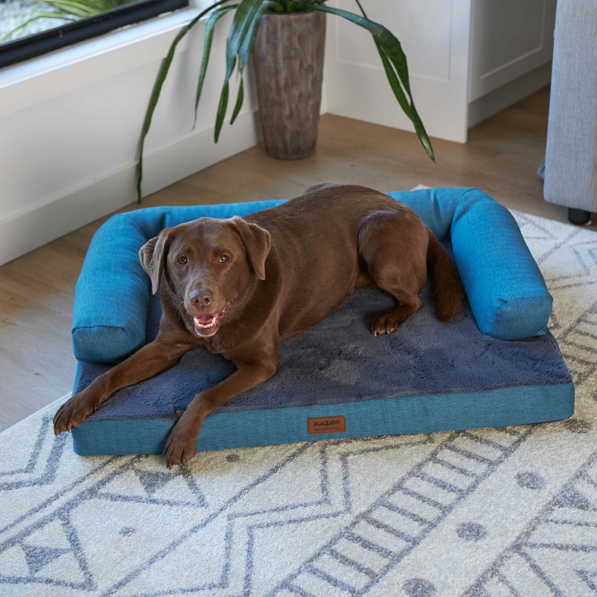 Kazoo Boudoir Large Teal Dog Bed - Image 6