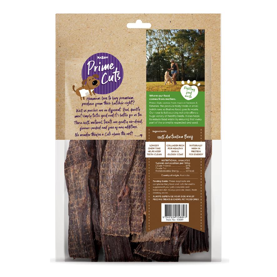 Kazoo Prime Cuts Beef Steak Strips Dog Treats 80g - Image 3