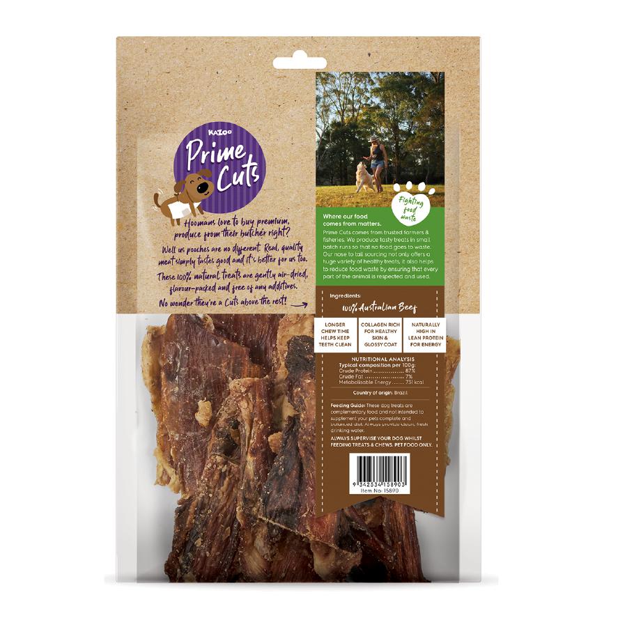 Kazoo Prime Cuts Beef Tendon Dog Treats 500g - Image 3