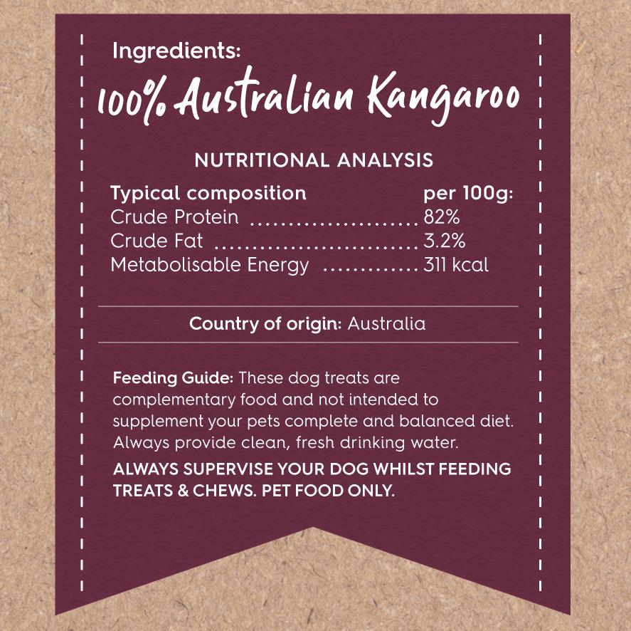 Kazoo Prime Cuts Kangaroo Tail Dog Treat - Image 2
