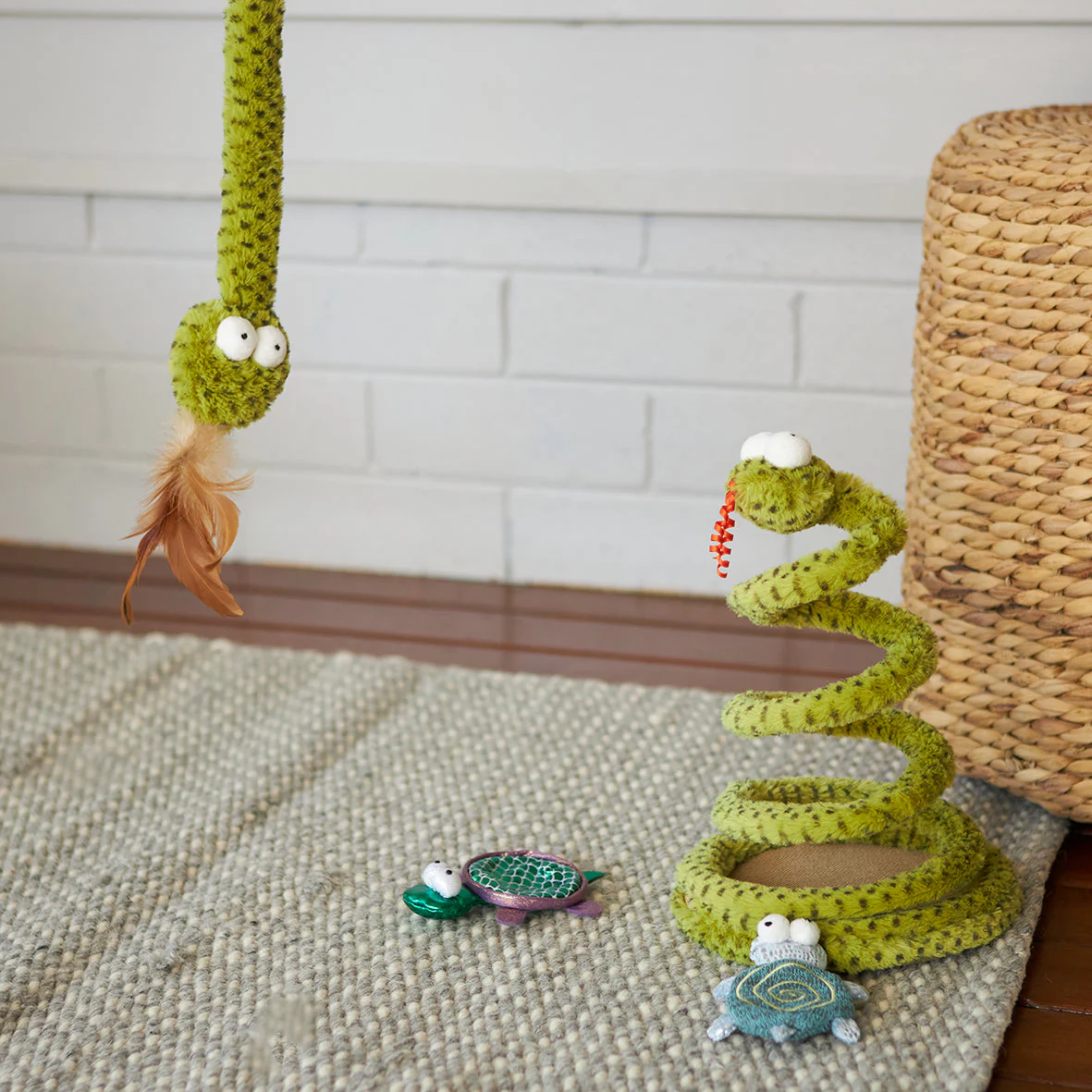 Kazoo Springy Snake Cat Toy - Image 4