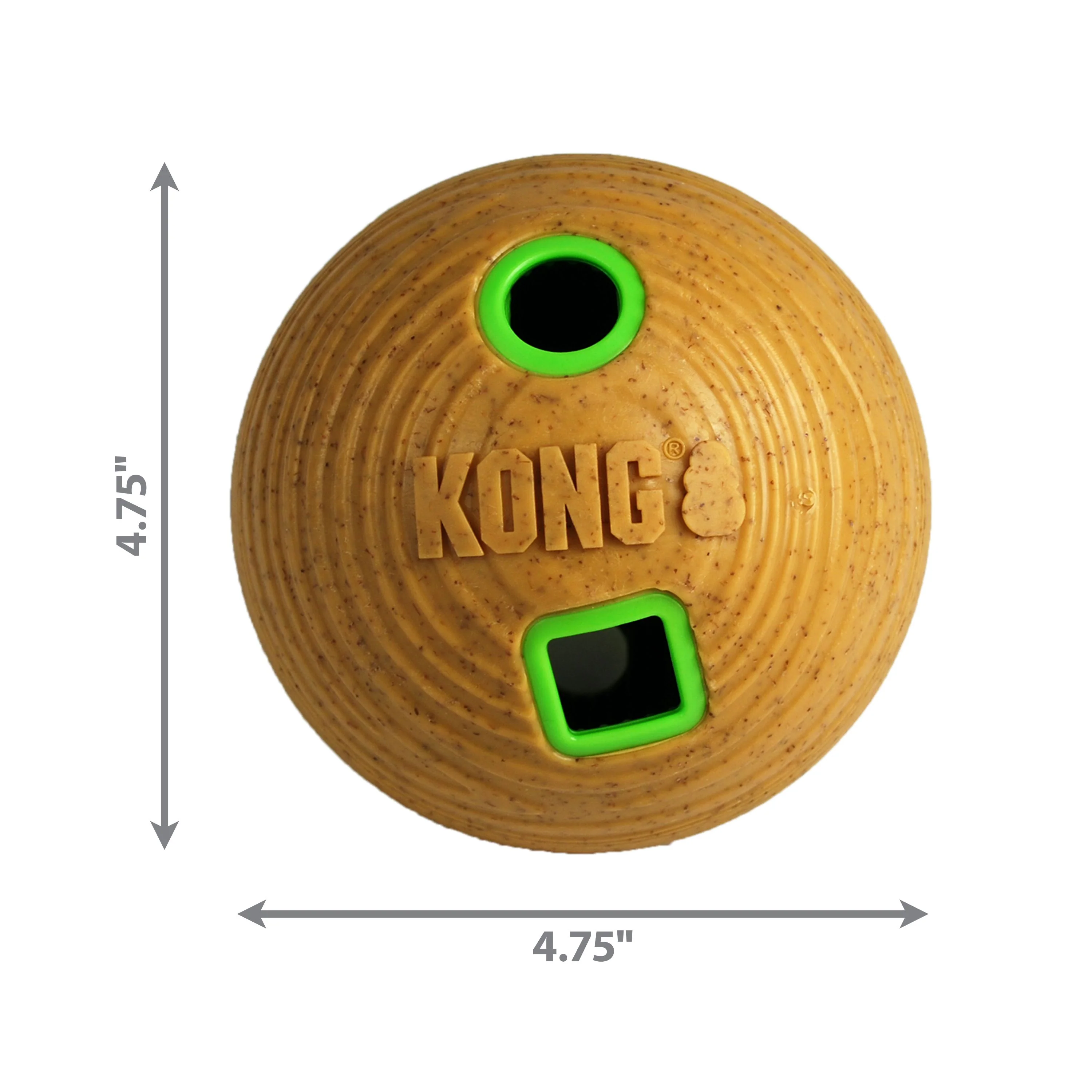 KONG Bamboo Feeder Ball Medium Dog Toy - Image 5