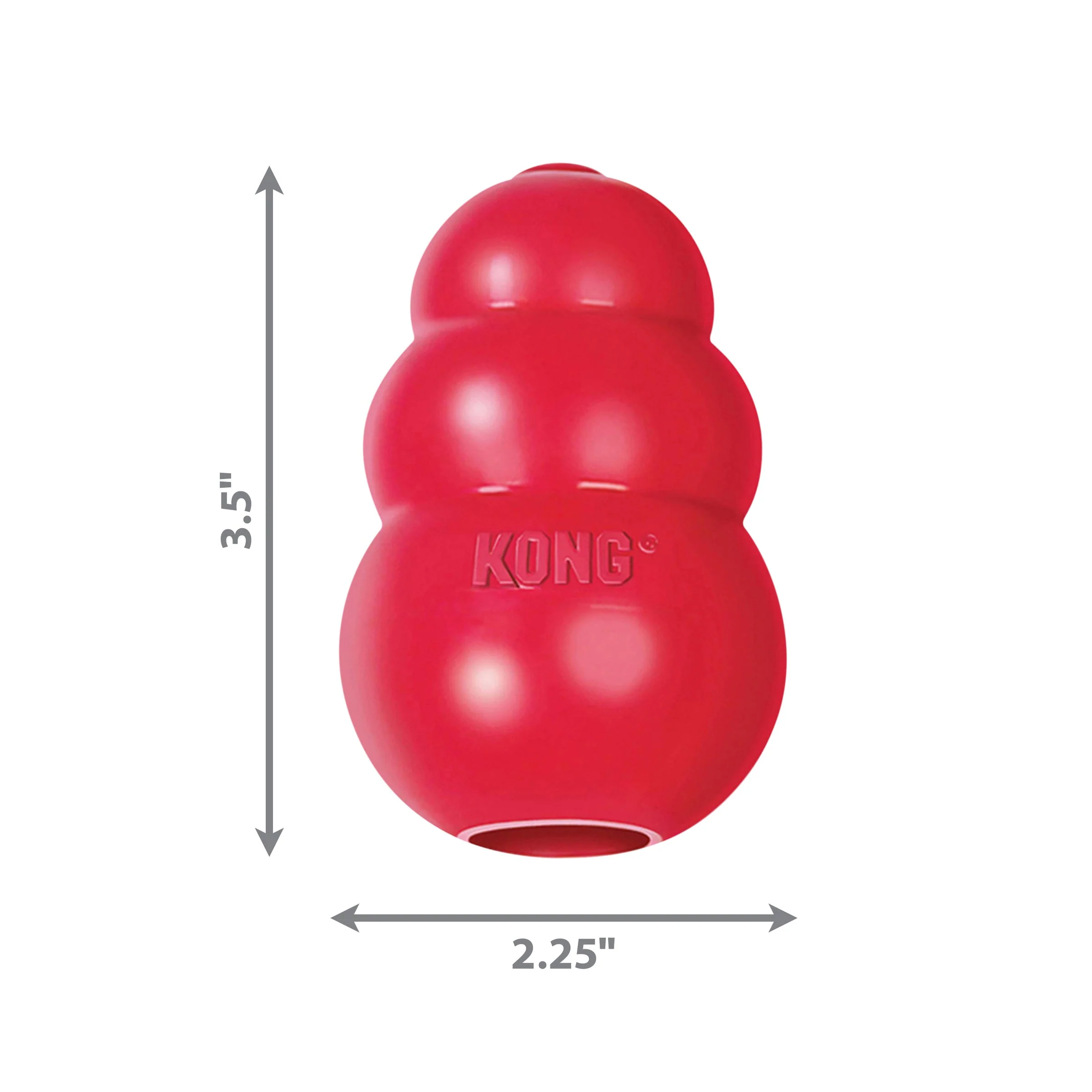 KONG Classic Medium Dog Toy Easy Treat and Cleaning Brush Bundle - Image 8