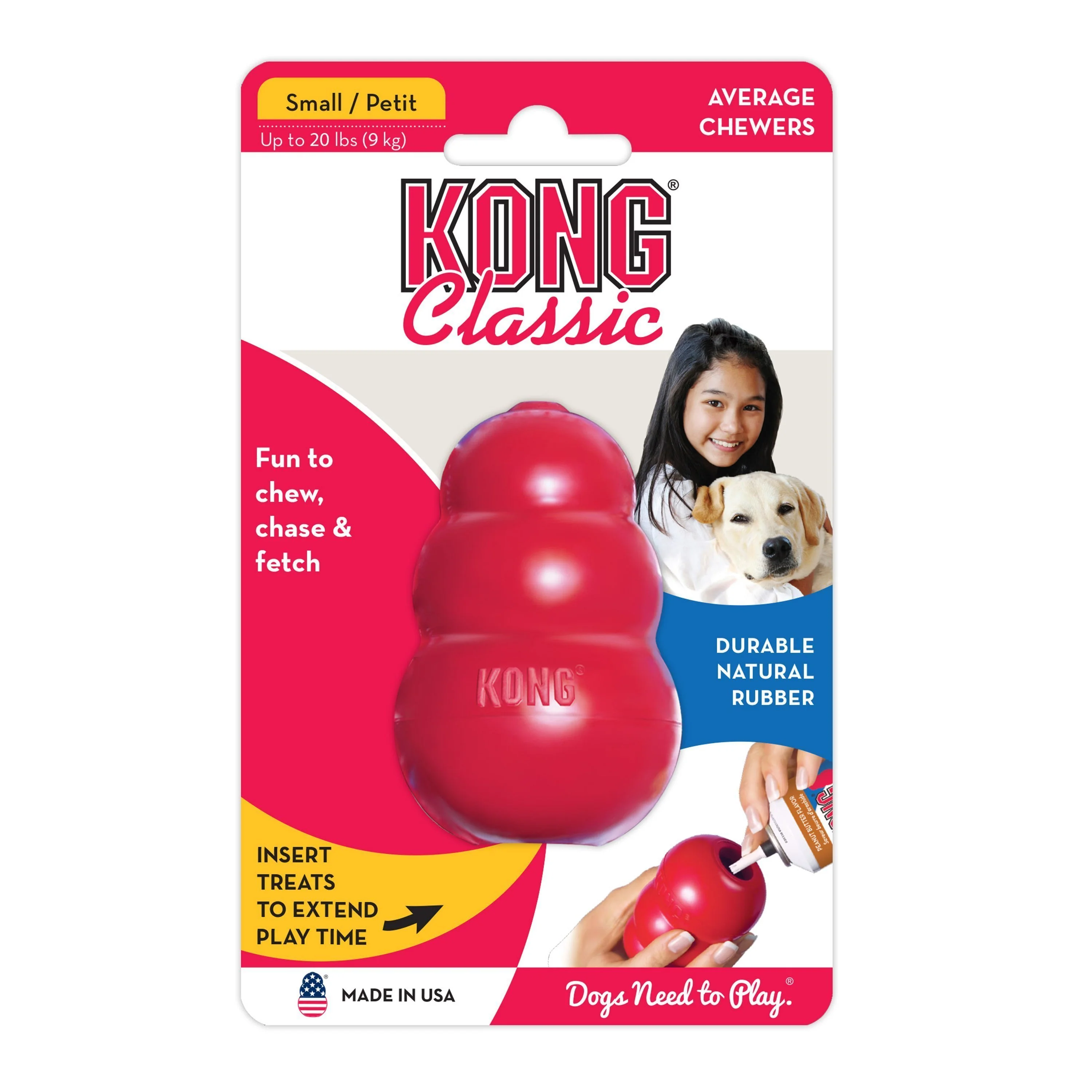 KONG Classic Small Dog Toy - Image 2