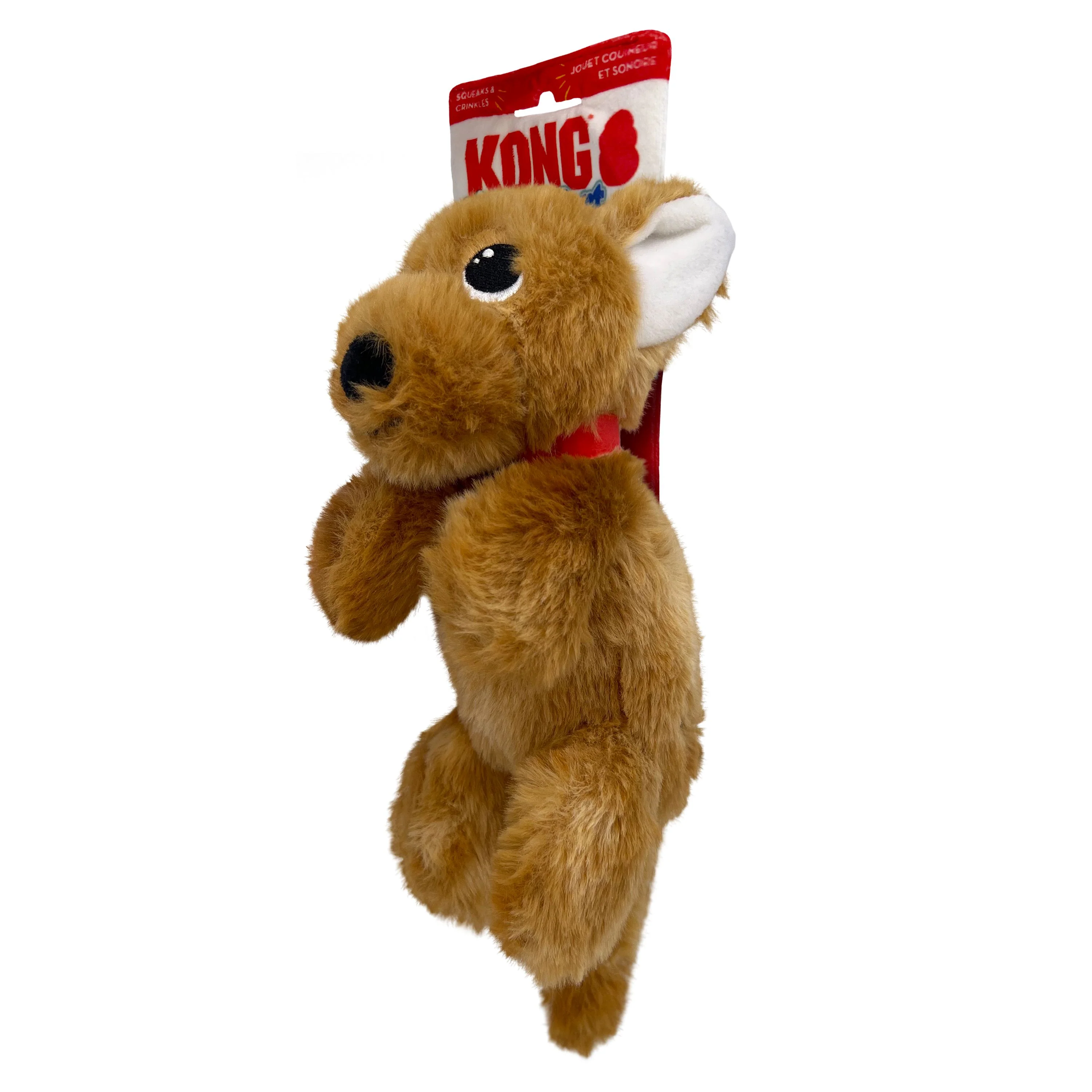 KONG Comfort Pups Peanut Small Soft Dog Toy - Image 3