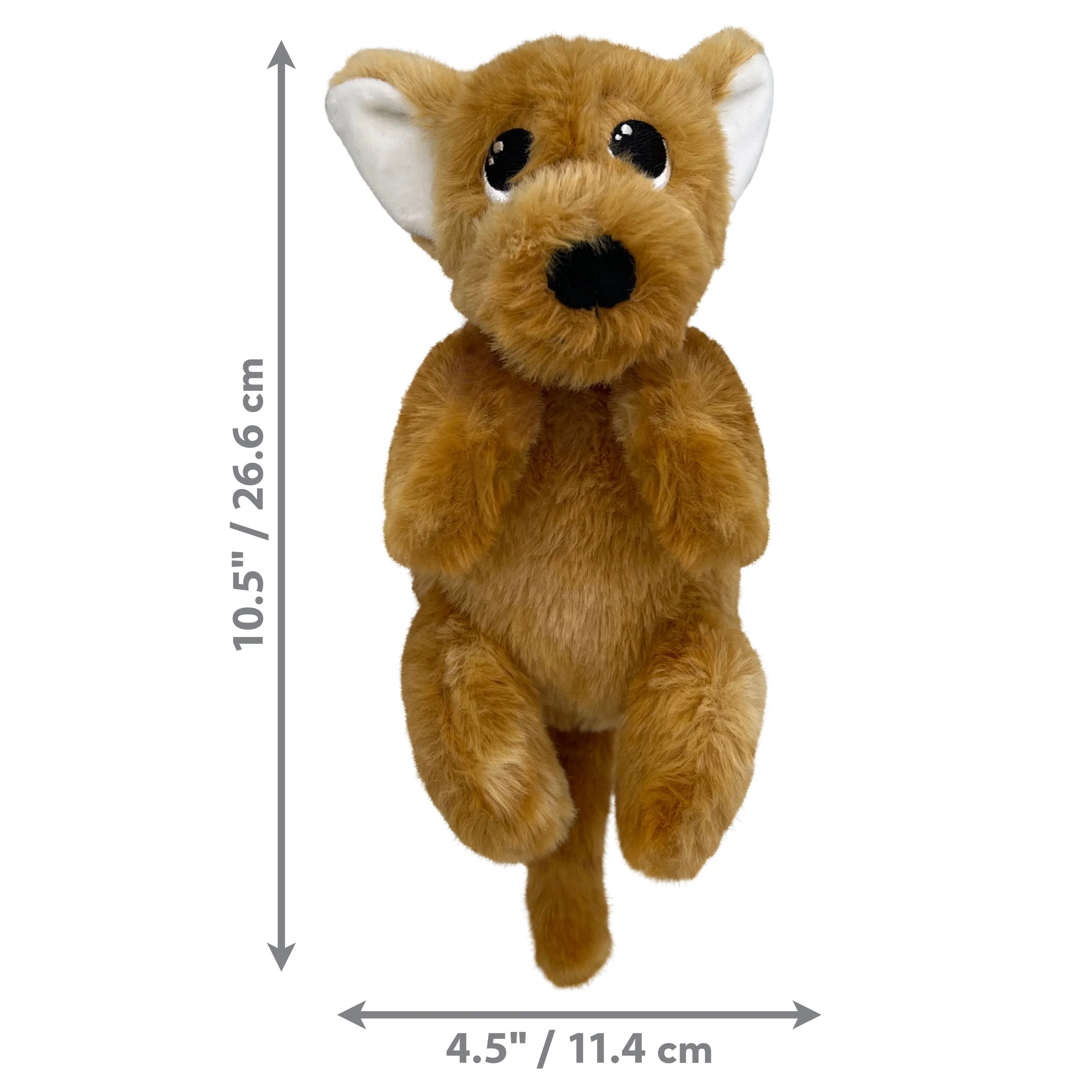 KONG Comfort Pups Peanut Small Soft Dog Toy - Image 5