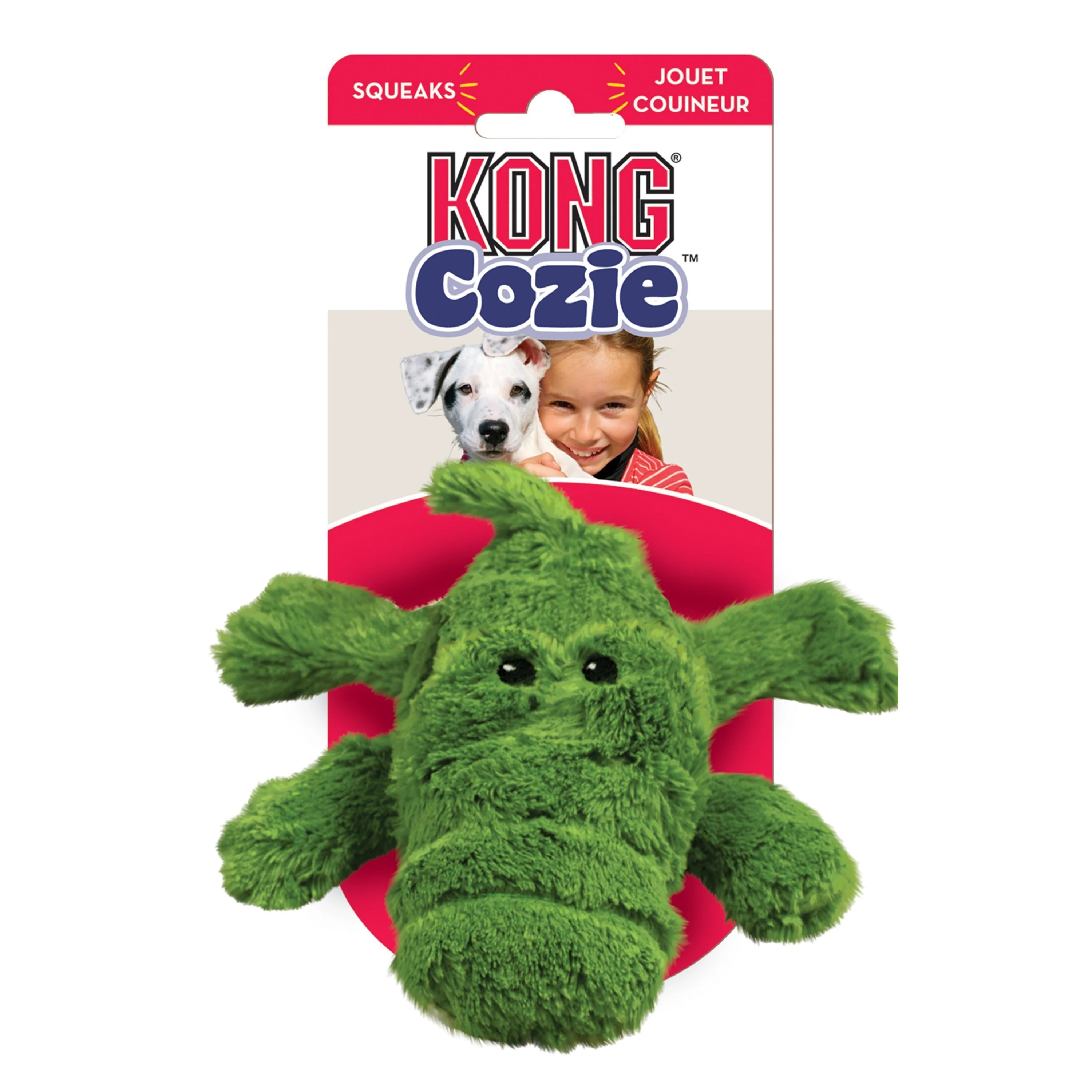 KONG Cozie Ali Alligator Small Dog Toy - Image 2