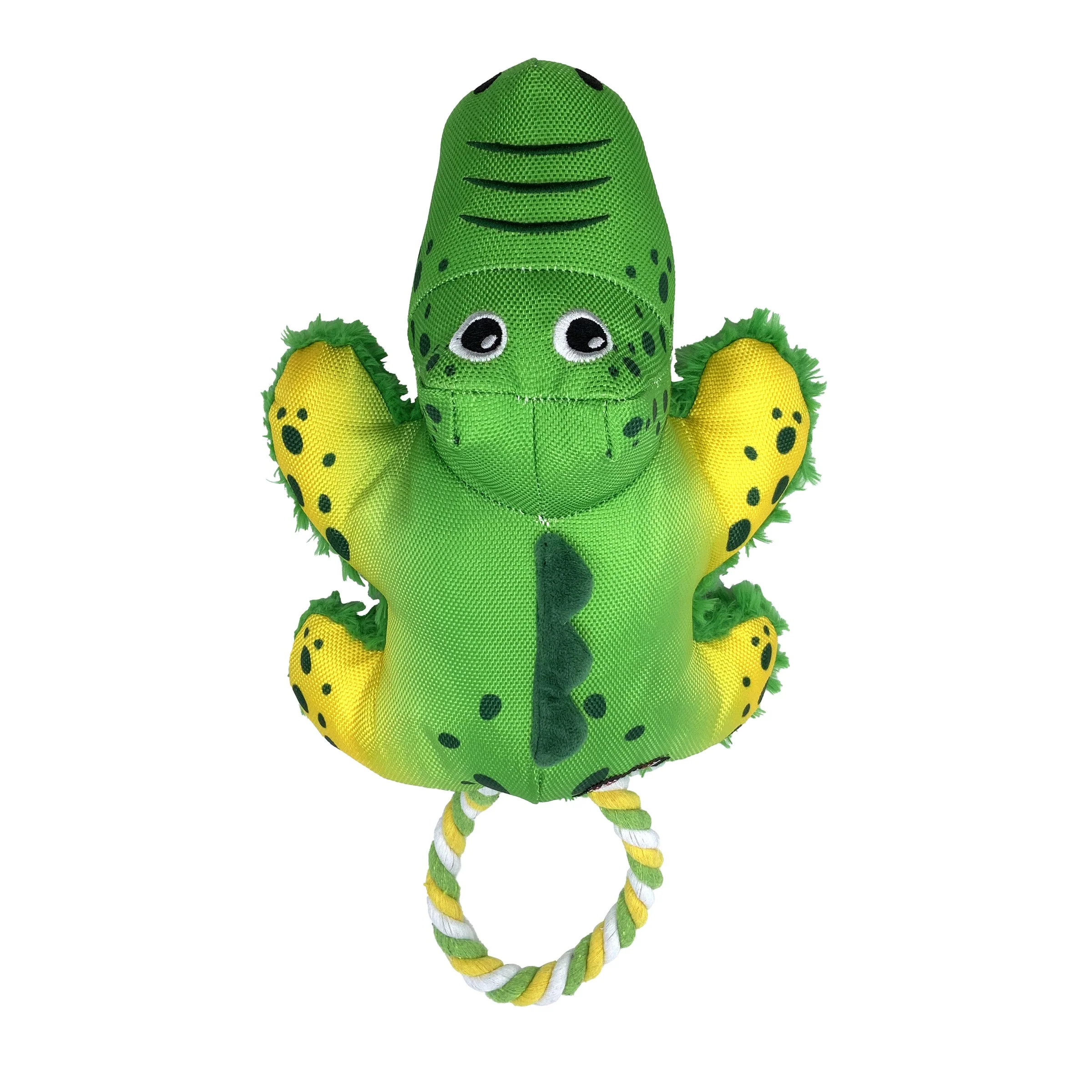 KONG Cozie Tuggz Alligator Medium to Large Dog Toy - Image 5