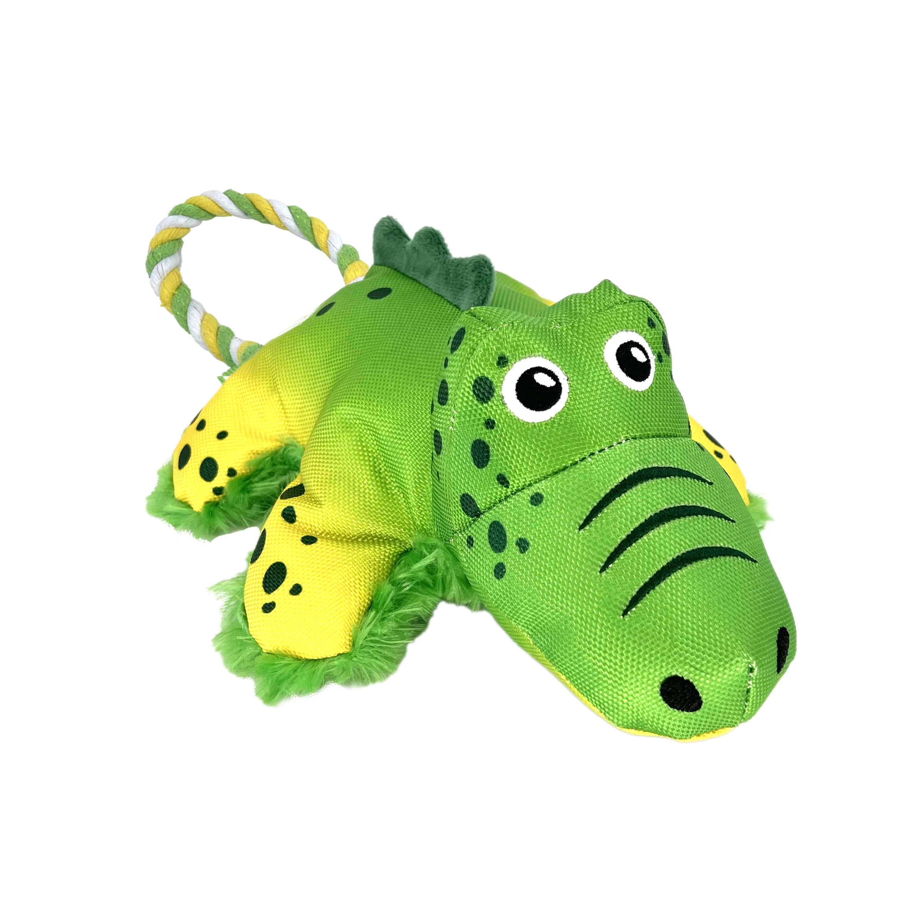 KONG Cozie Tuggz Alligator Small to Medium Dog Toy - Image 2