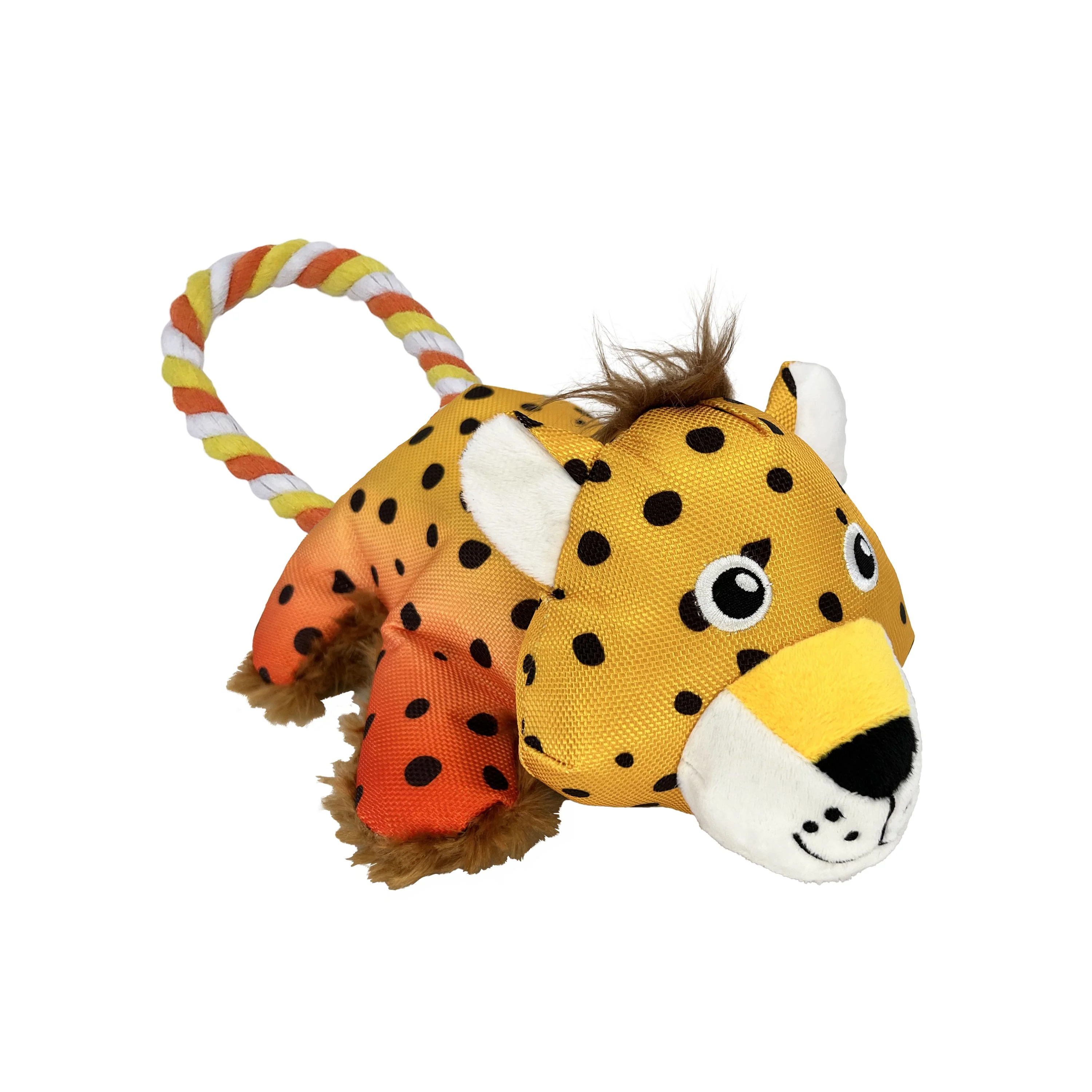 KONG Cozie Tuggz Cheetah Small to Medium Dog Toy - Image 2