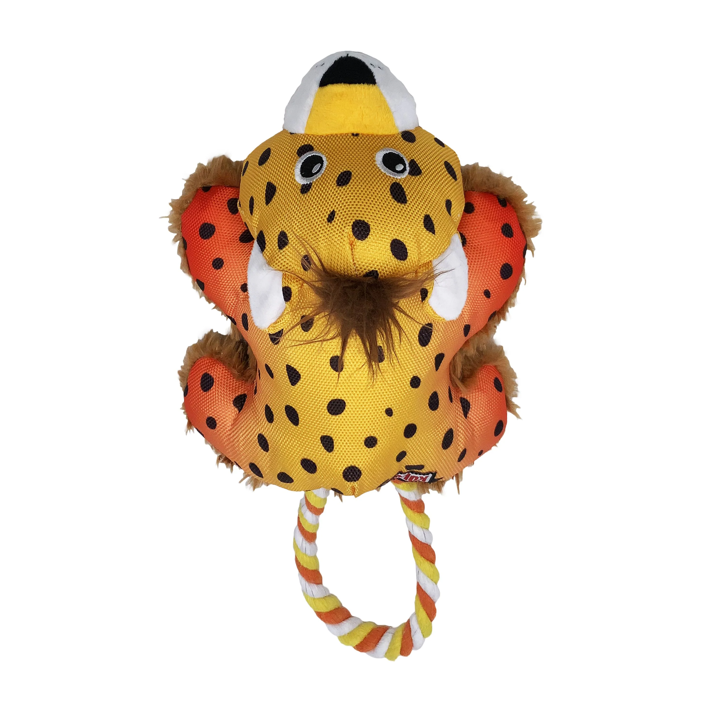 KONG Cozie Tuggz Cheetah Small to Medium Dog Toy - Image 3