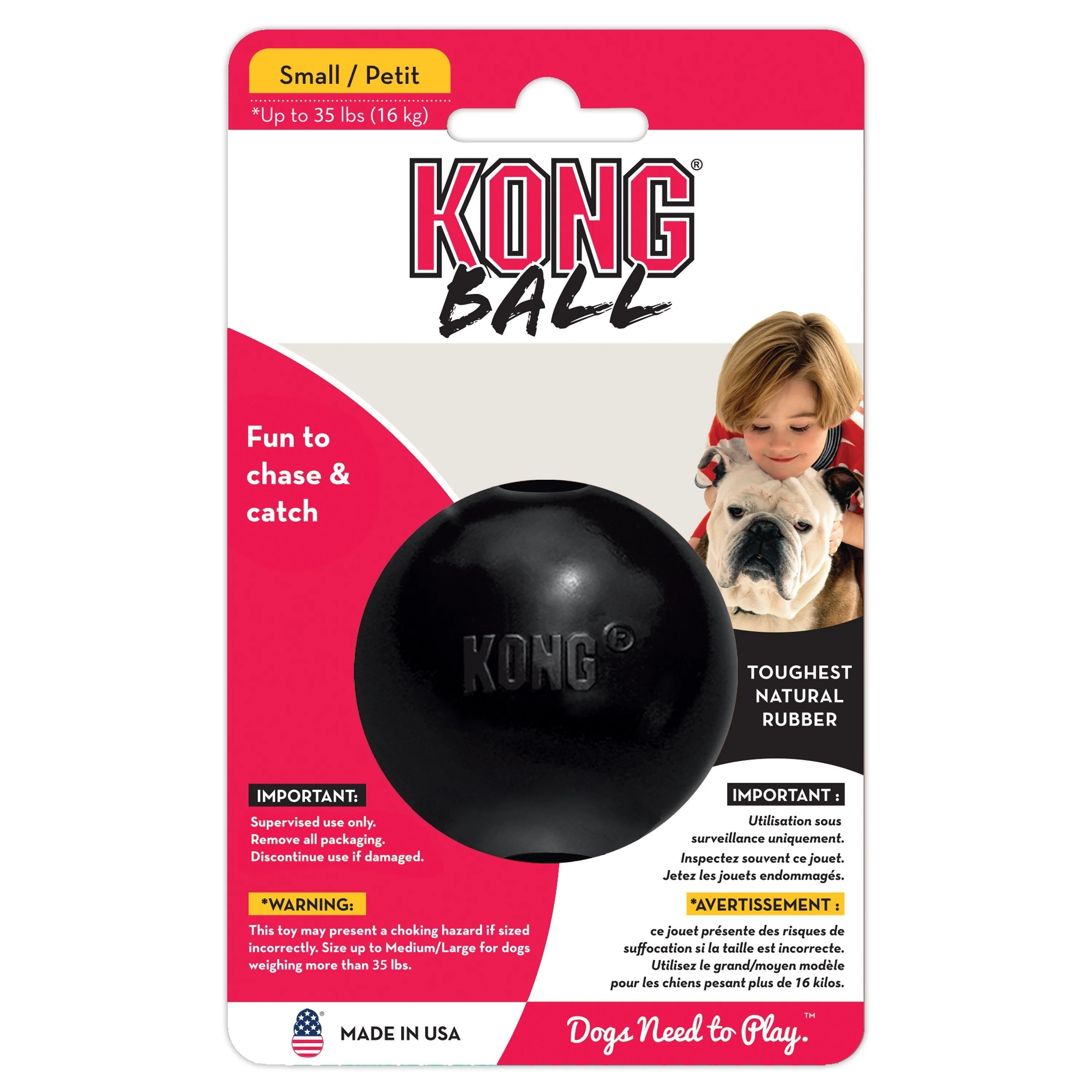 KONG Extreme Ball Small Dog Toy - Image 2