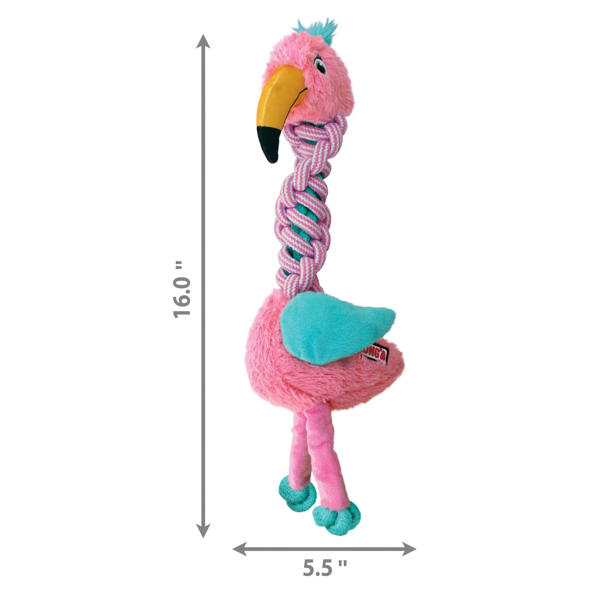 KONG Knotz Twists Medium to Large Assorted Dog Toy - Image 4
