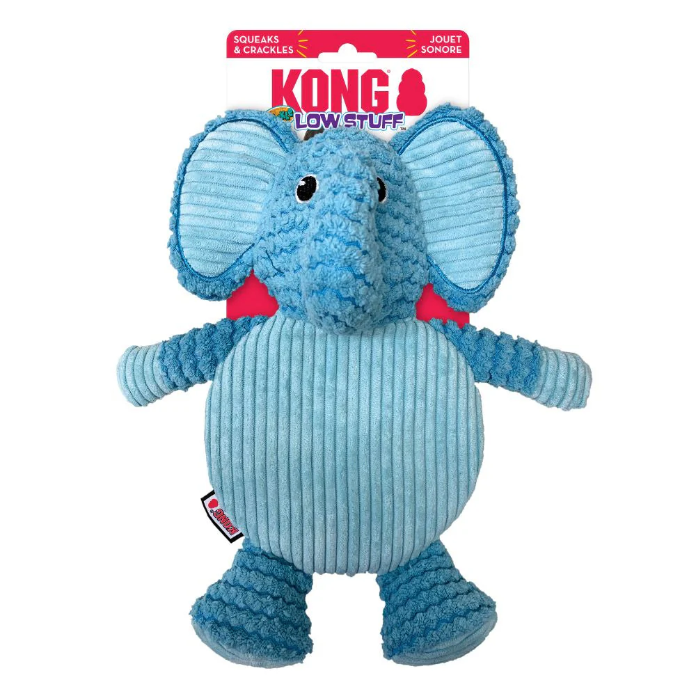 KONG Low Stuff Crackle Tummiez Eleghant Large Dog Toy
