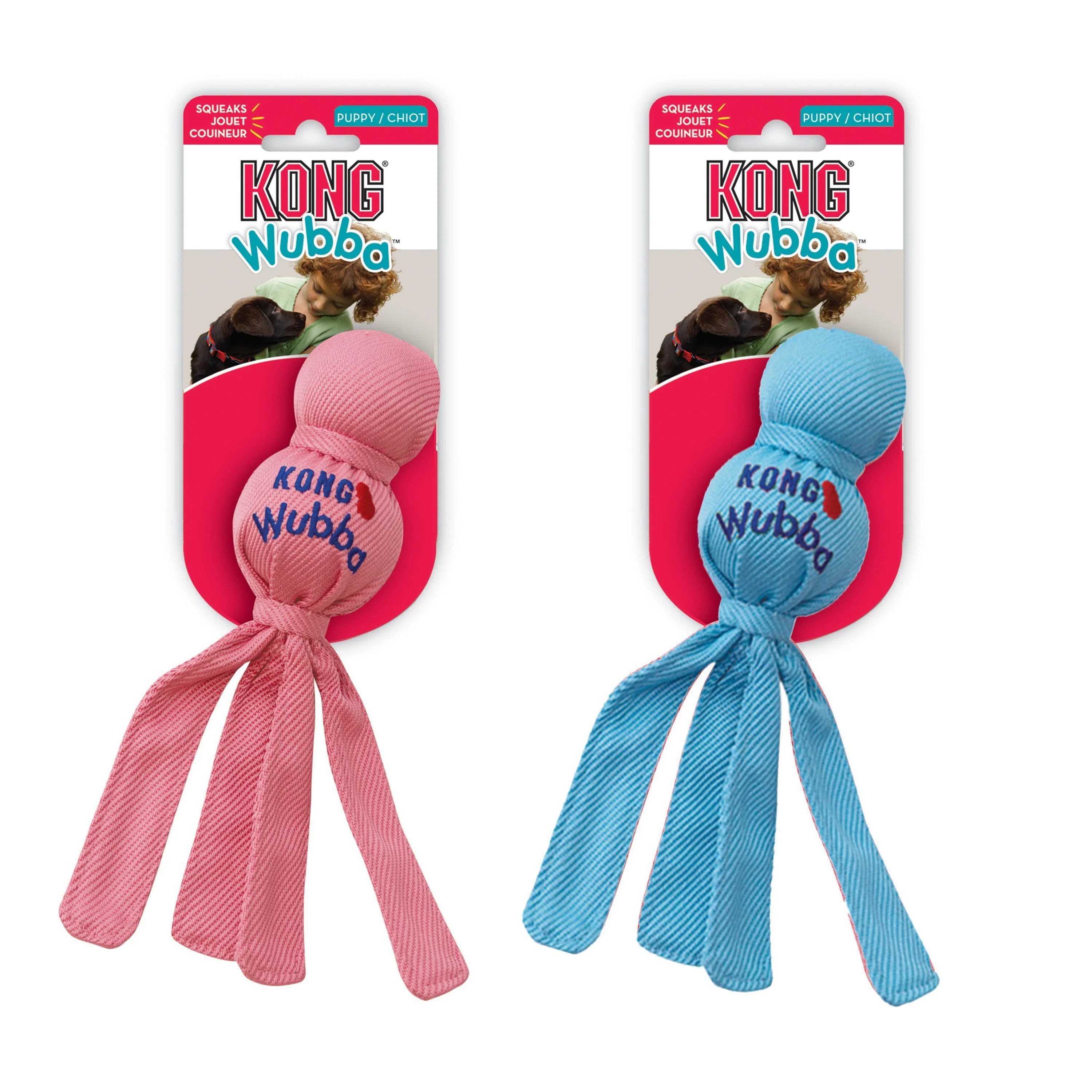 KONG Puppy Wubba Dog Toy - Image 3
