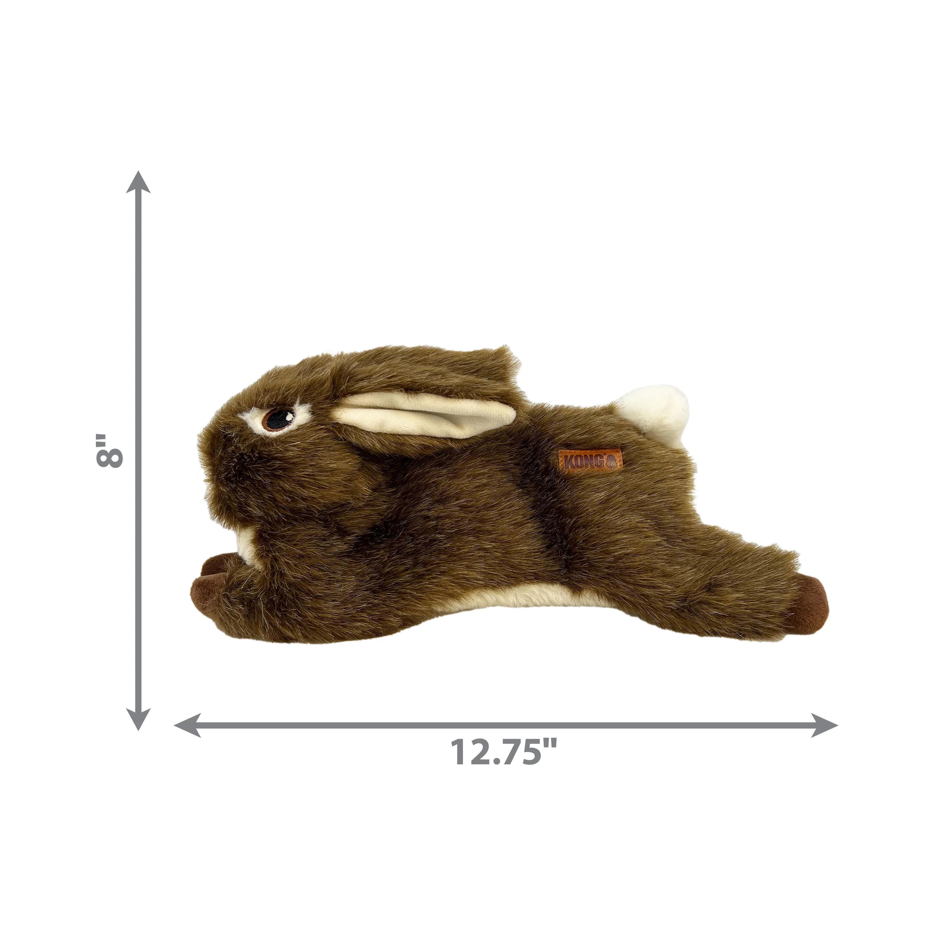KONG Wild Low Stuff Rabbit Medium Dog Toy - Image 4