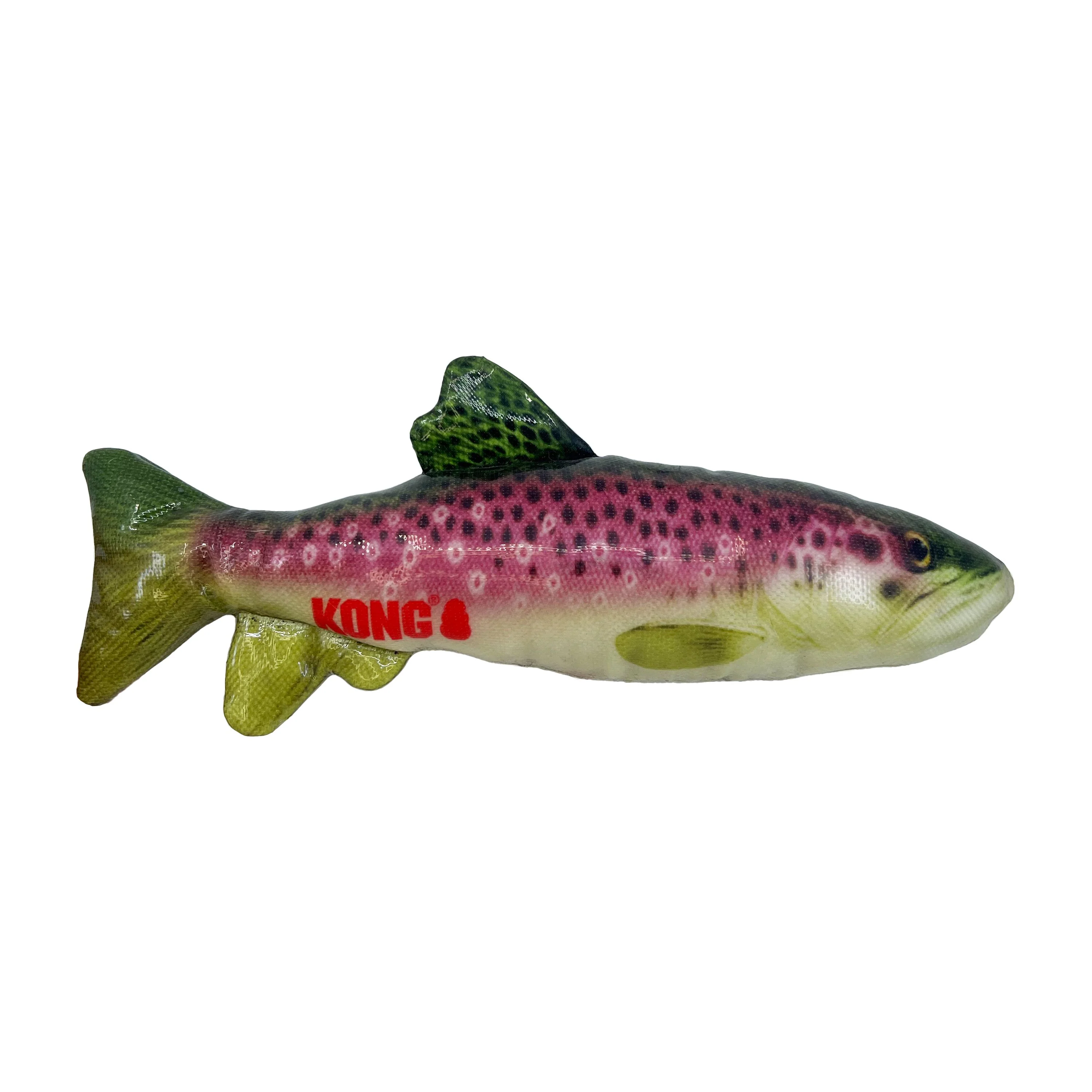 KONG Wild Shields Trout Medium Dog Toy - Image 2
