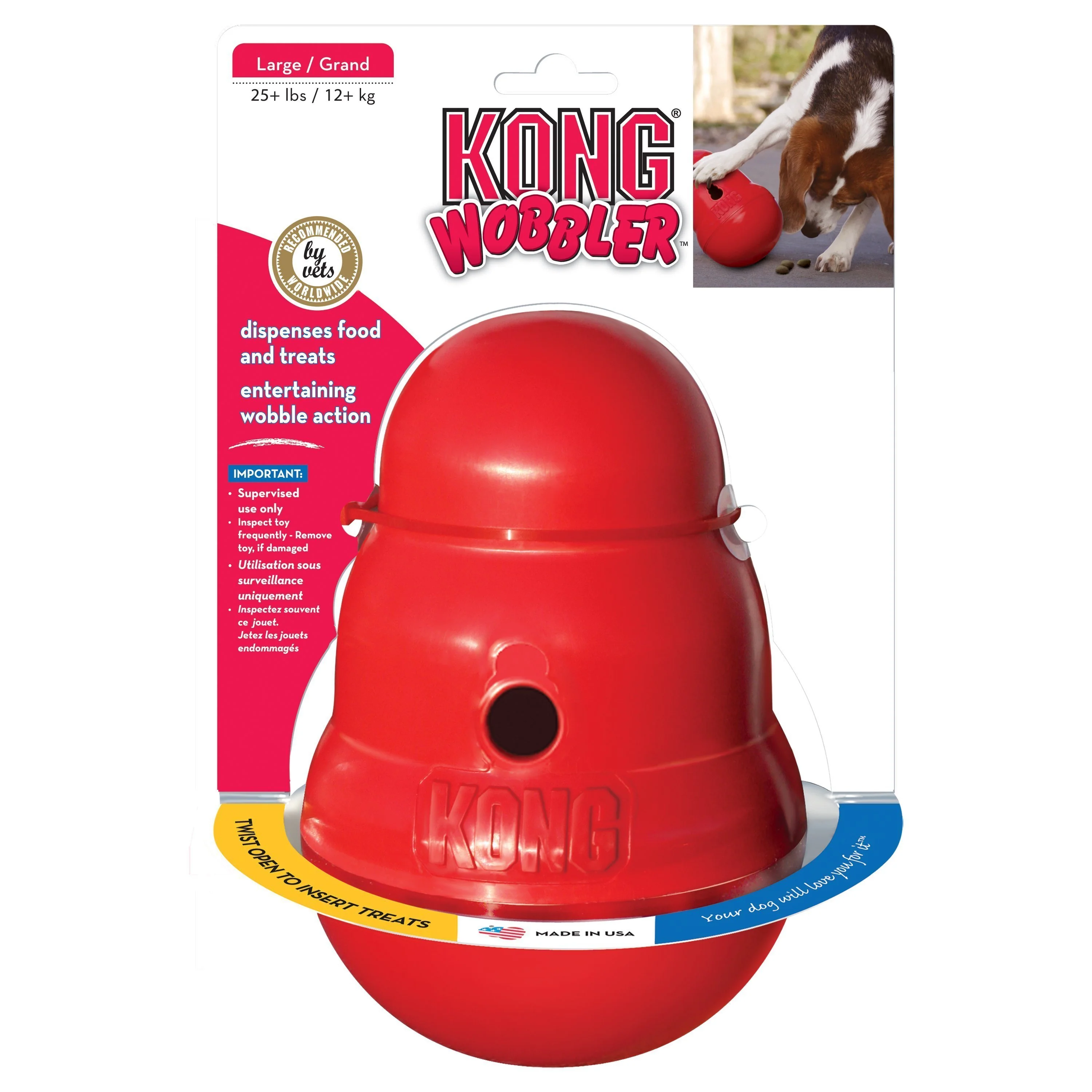 KONG Wobbler Large Dog Toy - Image 2