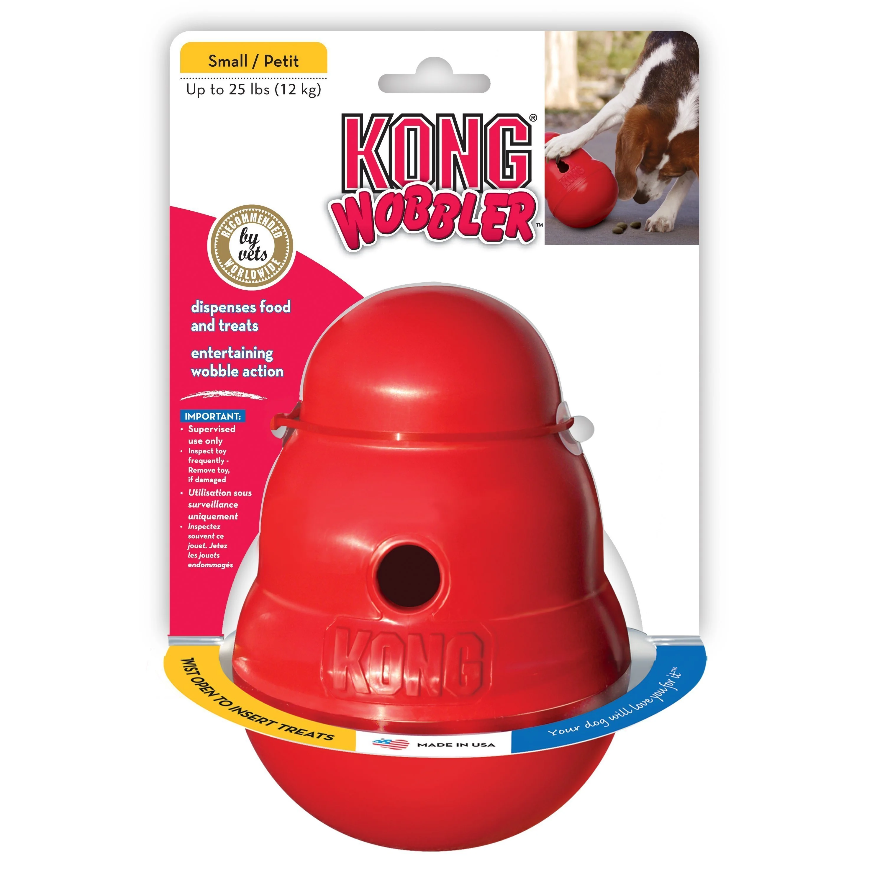 KONG Wobbler Small Dog Toy - Image 2