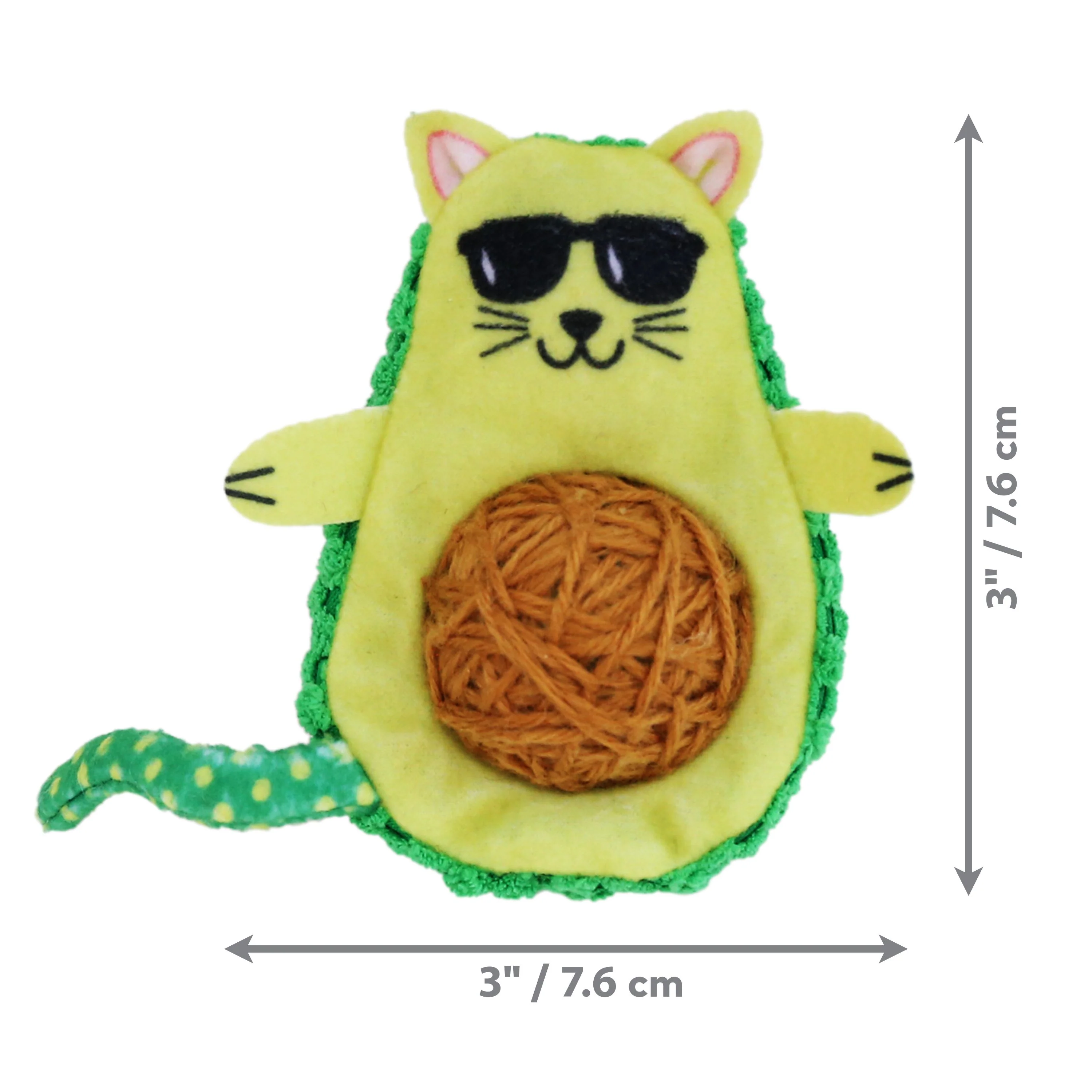 KONG Wrangler Avocato Cat Toy - Image 4