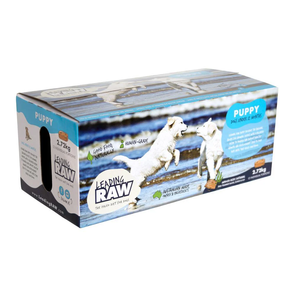 Leading RAW Puppy Lifestage Dog Food 2.72kg