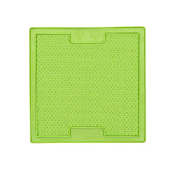 LickiMat Soother Slow Feeder Mat for Dogs Green - Image 2