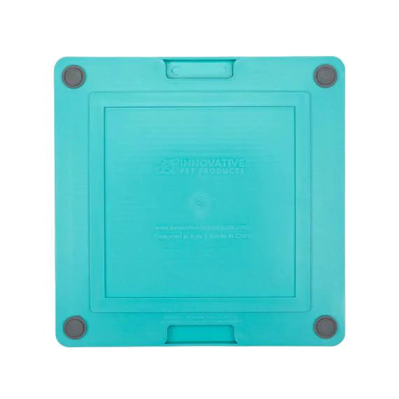 LickiMat Soother Tuff Slow Feeder Mat for Dogs Turquoise - Image 3