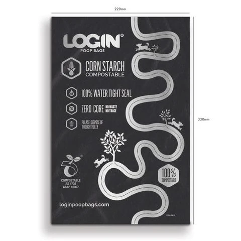 Login Compostable Dog Poop Bags 1 Pack - Image 3