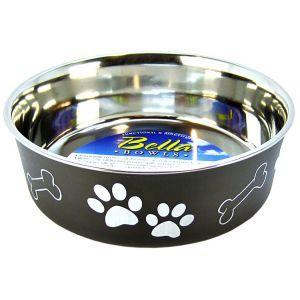 Loving Pets Bella Dog Bowl Espresso Medium - Image 4