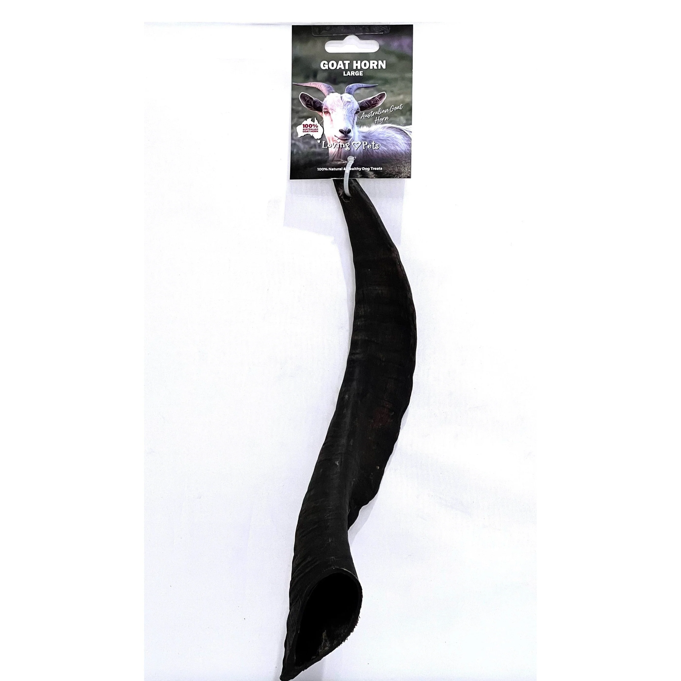 Loving Pets Goat Horn Large Dog Chew Treat