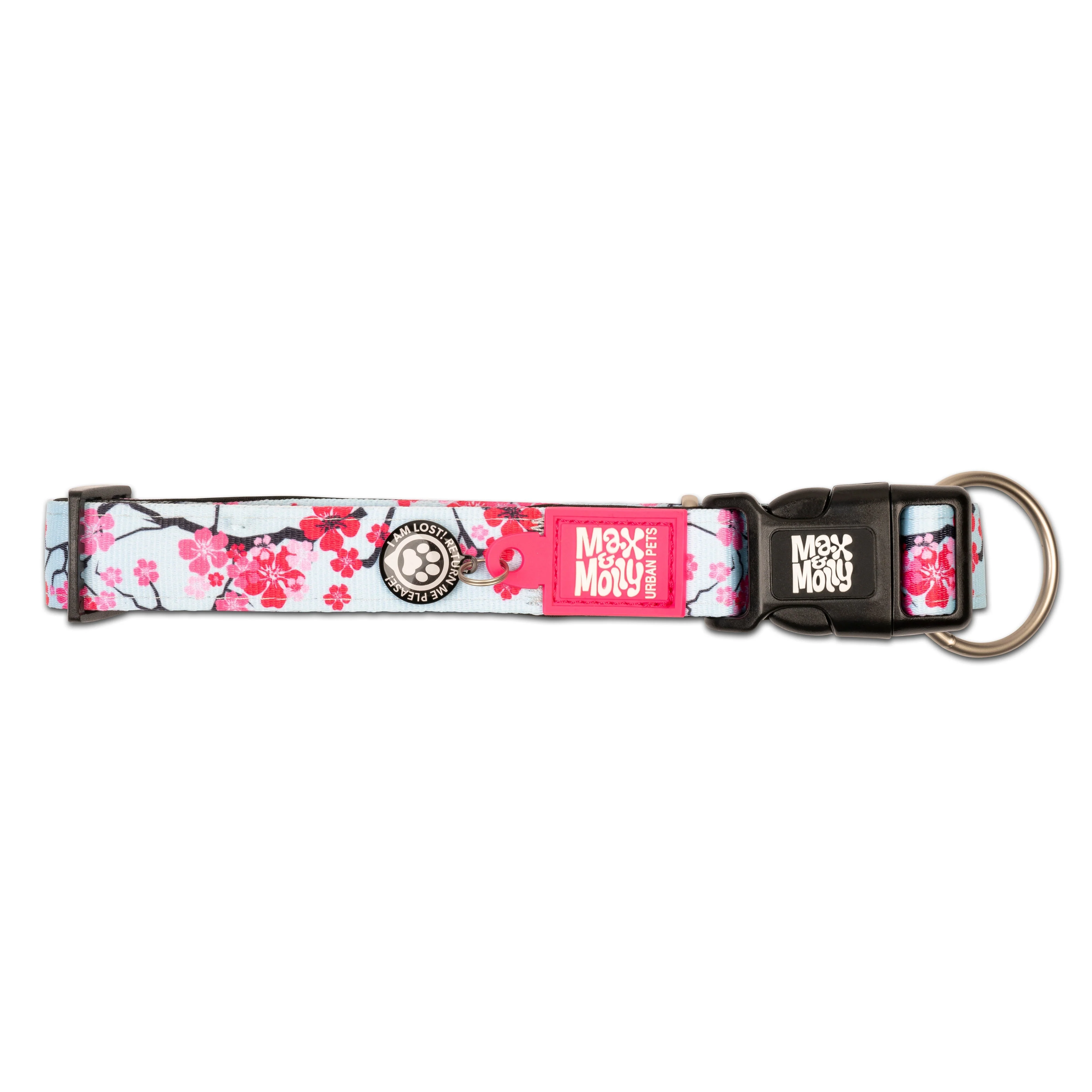 Max & Molly Cherry Bloom Smart ID Dog Collar Extra Small - Image 3