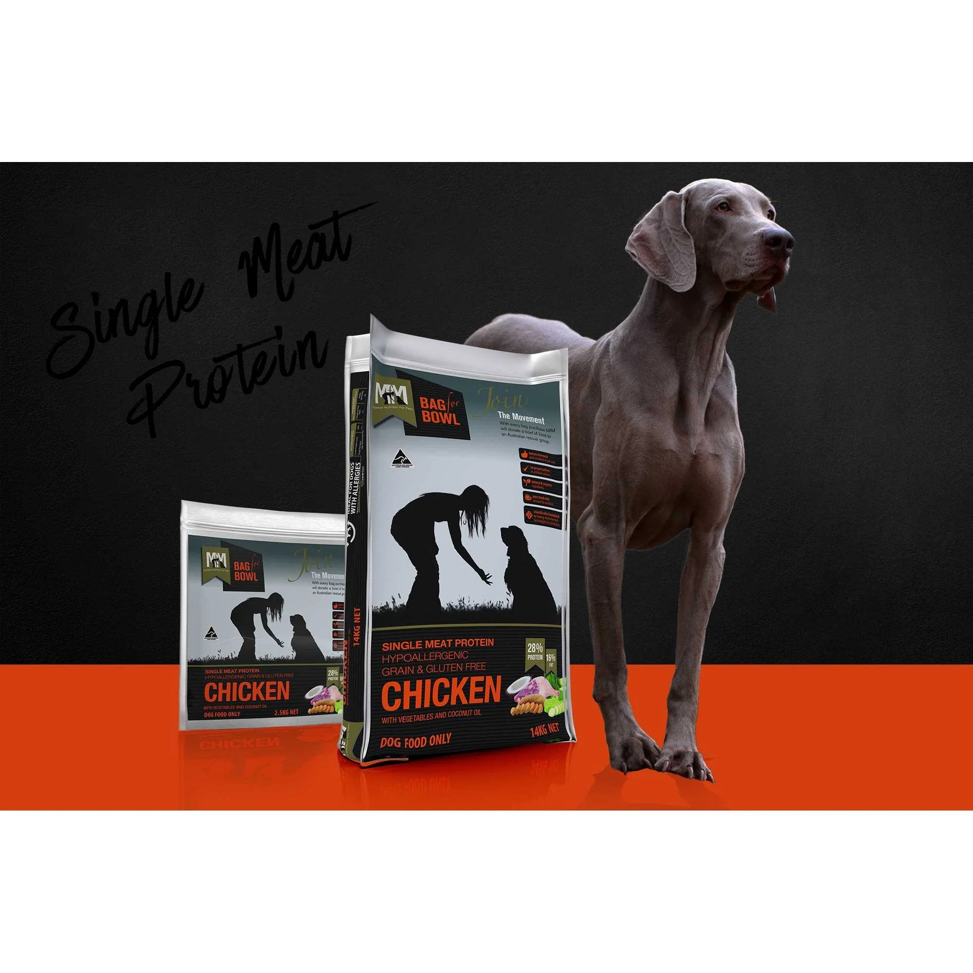 Meals for Mutts Grain Free Single Protein Chicken Dry Dog Food 2.5kg - Image 3
