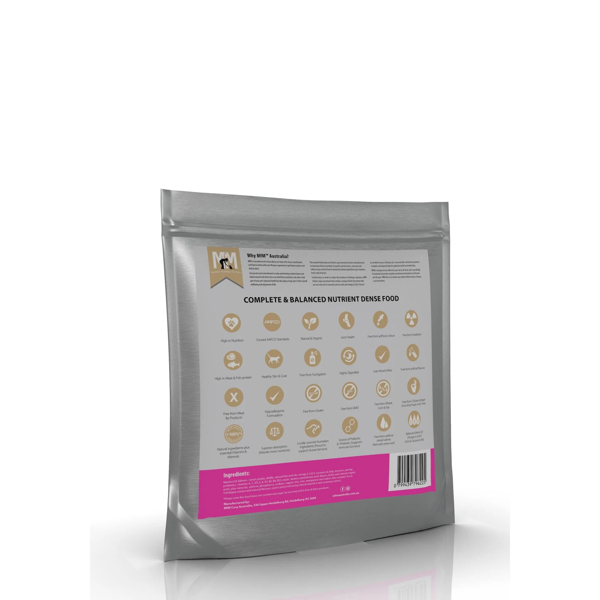 Meals for Meows Grain Free Mackerel and Salmon Dry Cat Food 2.5kg - Image 2