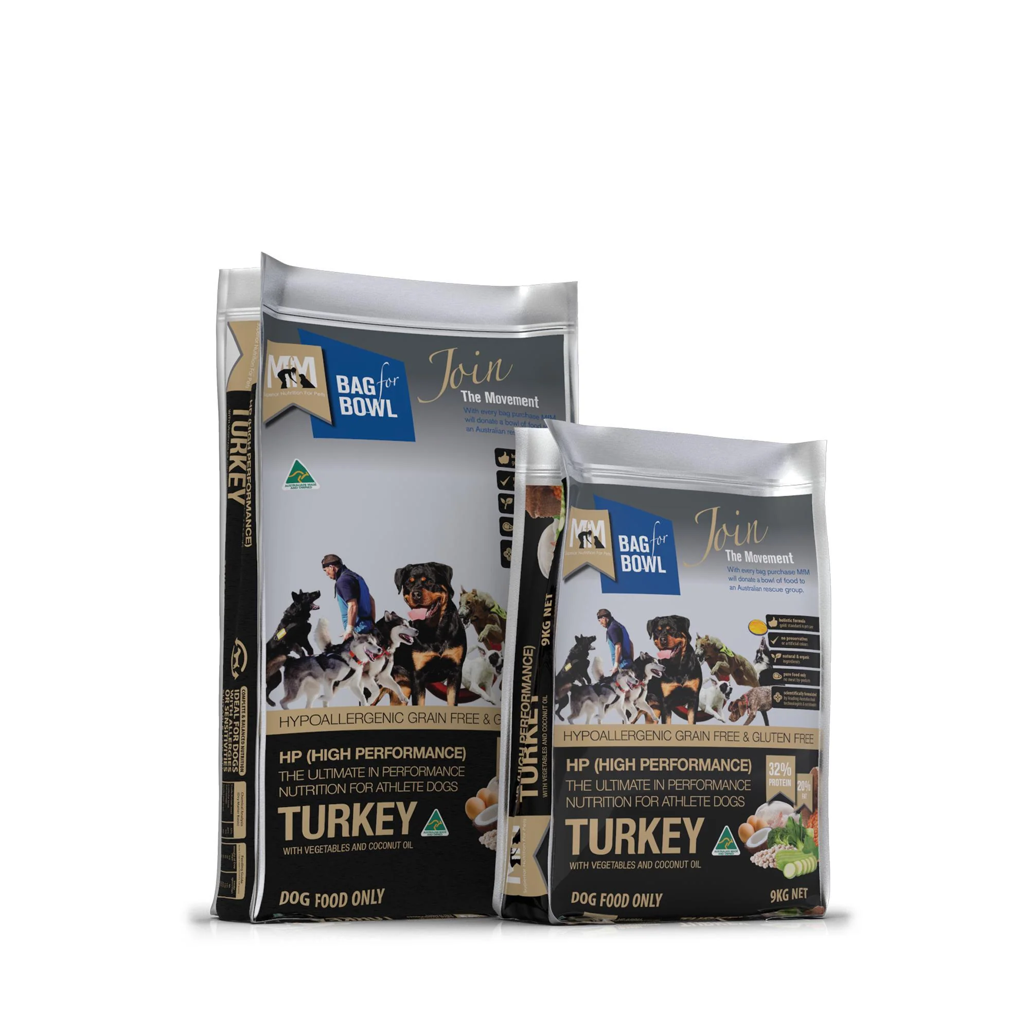 Meals for Mutts Grain Free Turkey High Performance Dry Dog Food 20kg - Image 5