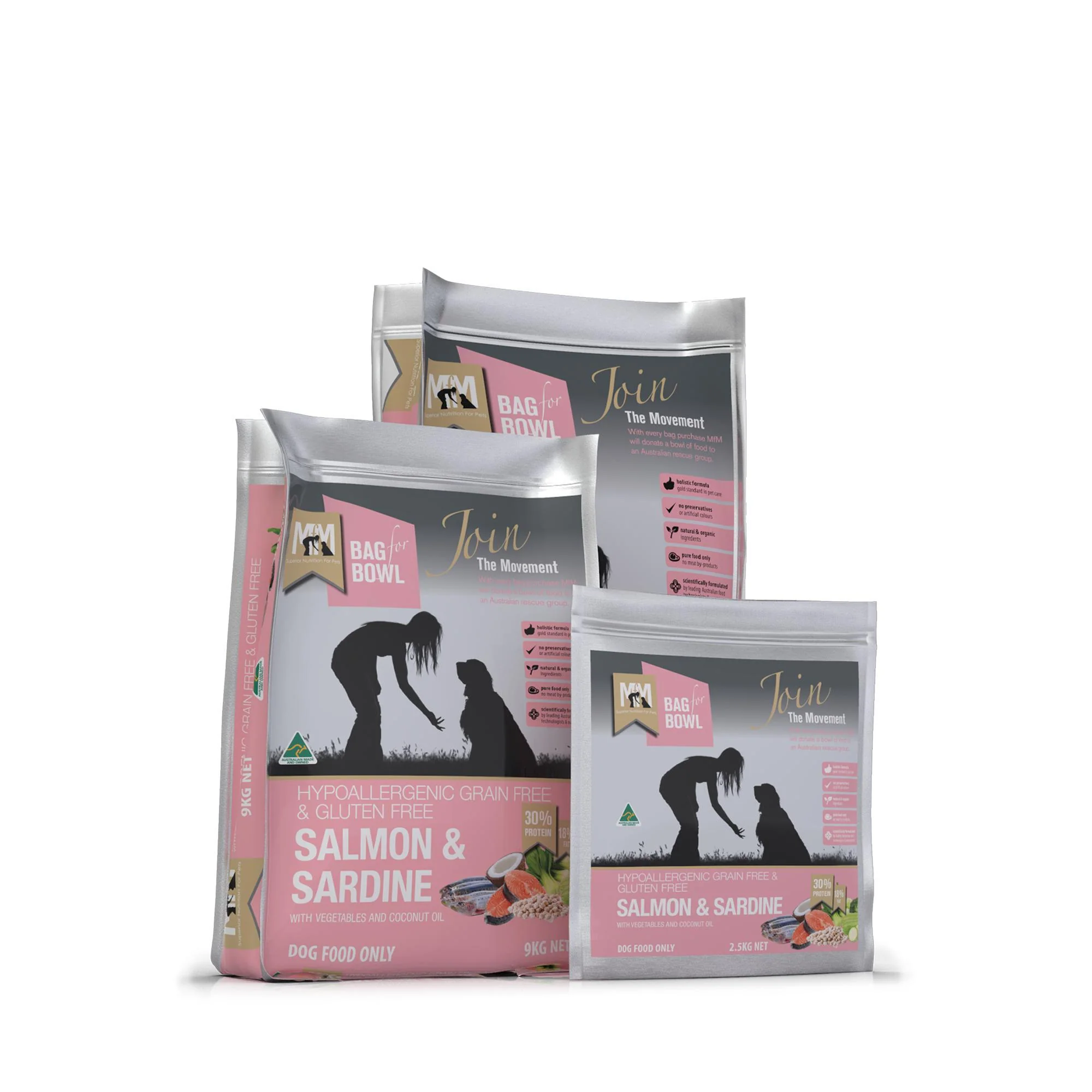 Meals for Mutts Grain Free Salmon and Sardine Dry Dog Food 20kg - Image 5