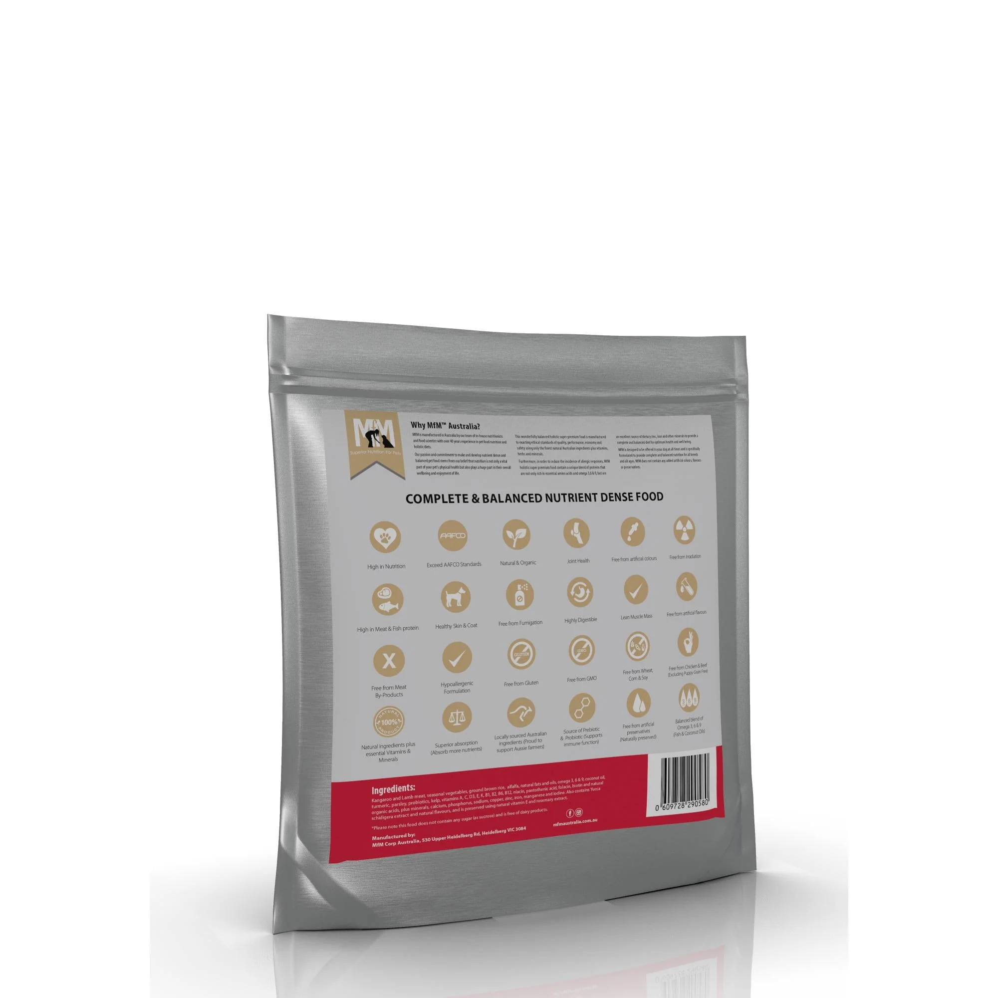 Meals for Mutts Kangaroo and Lamb Dry Dog Food 2.5kg - Image 2