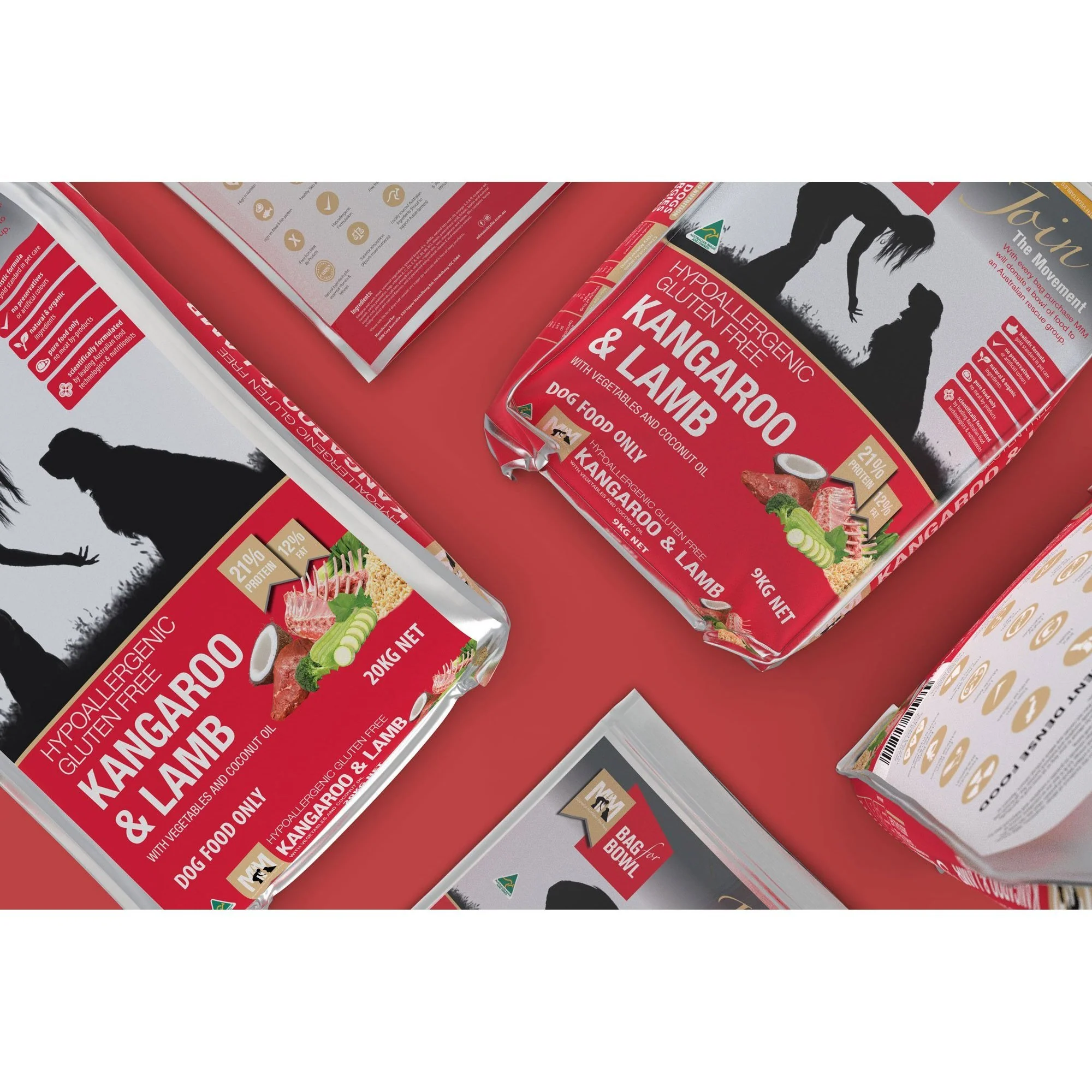 Meals for Mutts Kangaroo and Lamb Dry Dog Food 9kg - Image 3