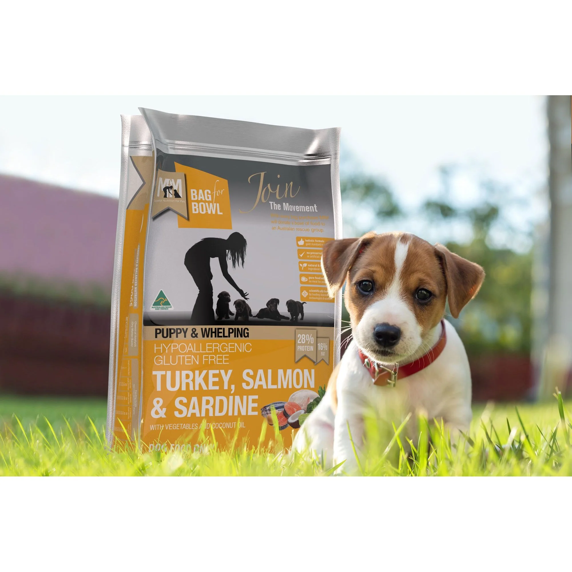 Meals for Mutts Puppy Turkey Salmon and Sardine Dry Dog Food 20kg - Image 4