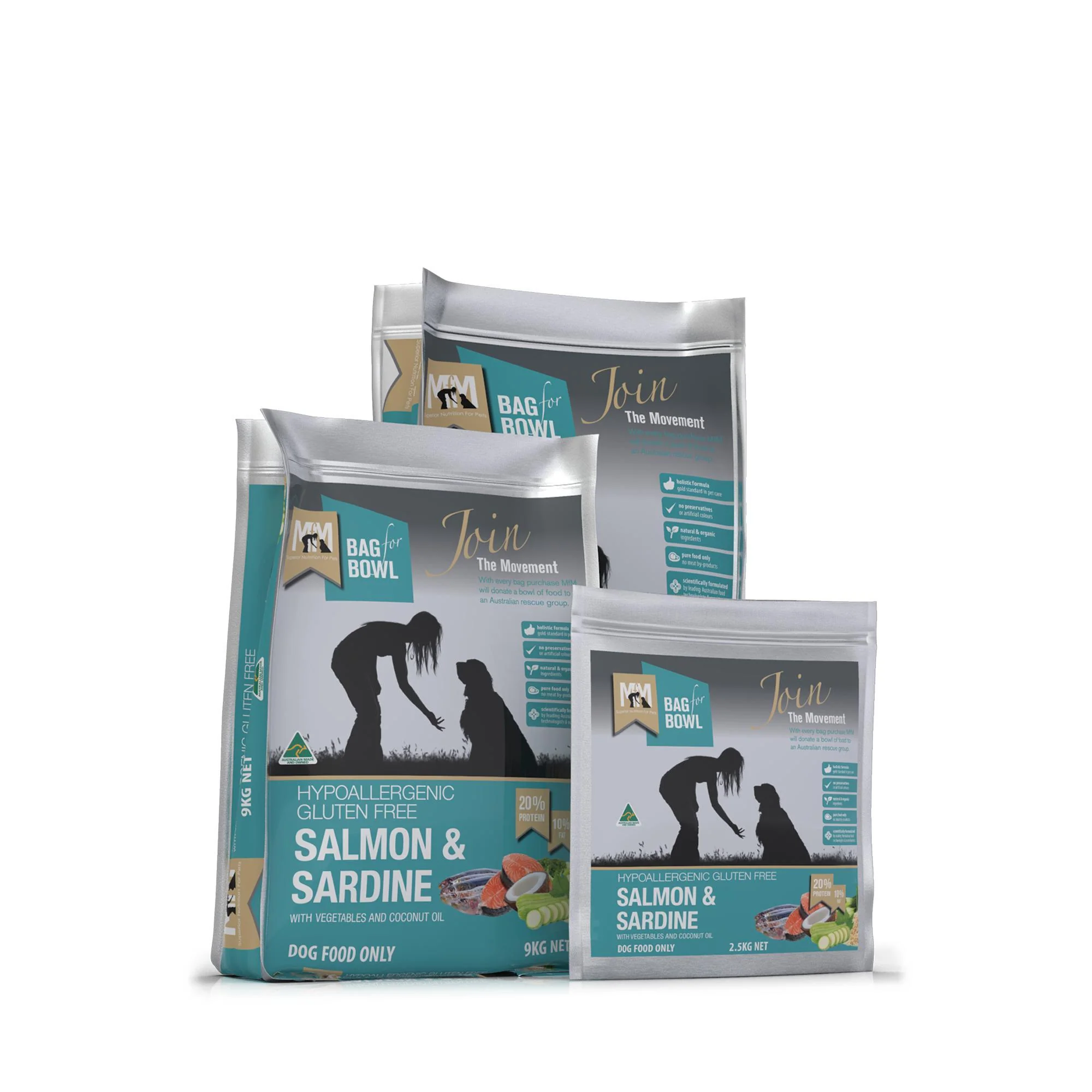 Meals for Mutts Salmon and Sardine Dry Dog Food 20kg - Image 5