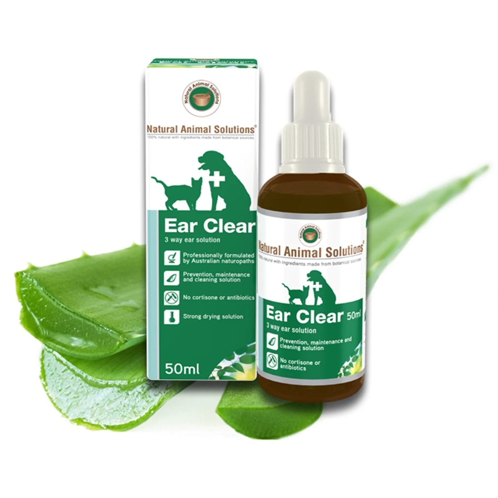 Natural Animal Solutions Ear Clear for Dogs and Cats 50ml - Image 3