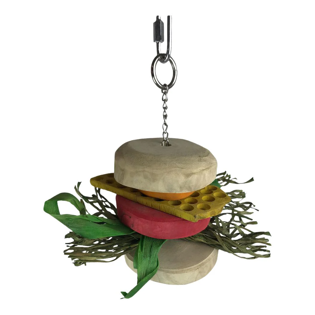 Ninos Java Burger Toy for Birds - Image 7