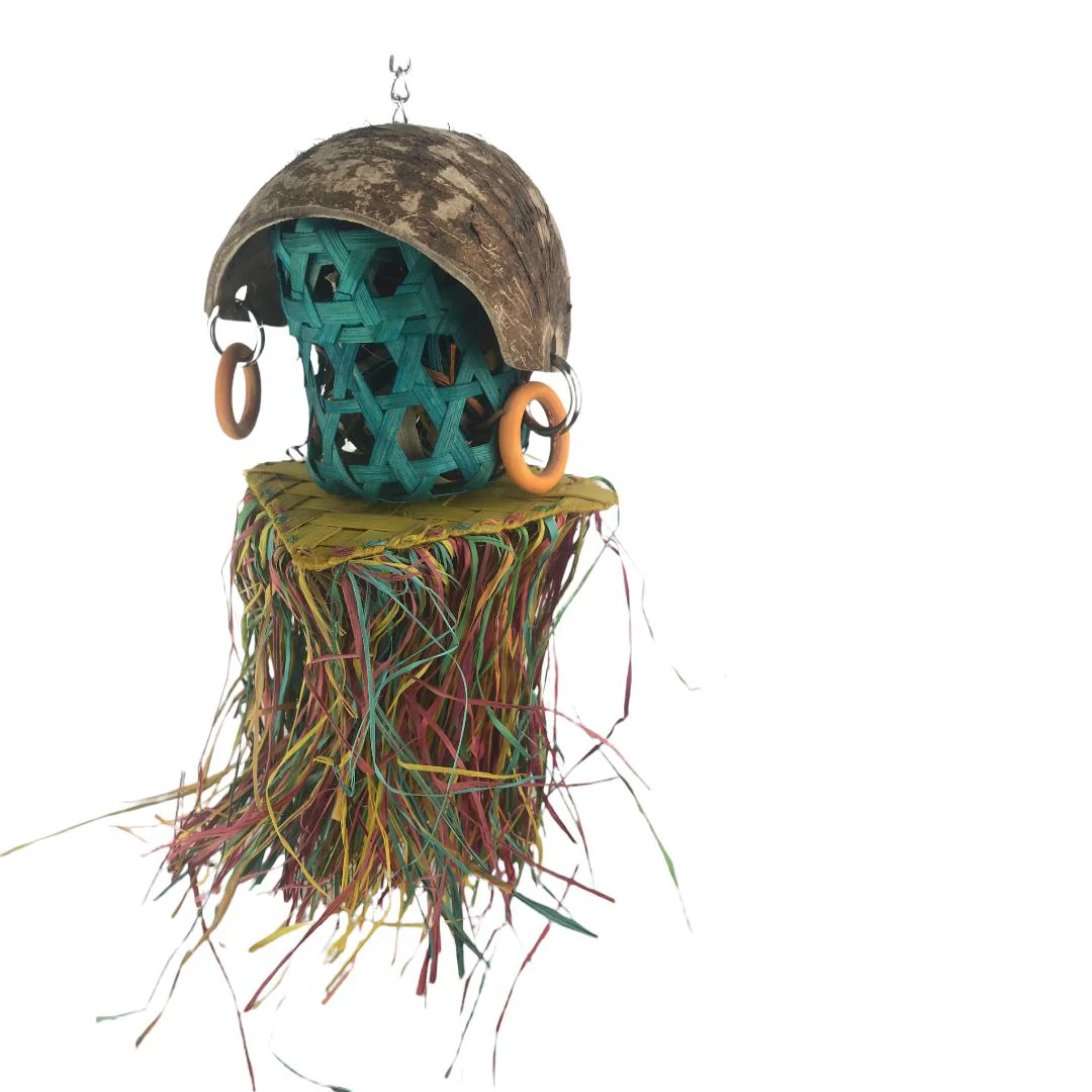 Ninos Java Hula Girl Shredding Toy for Birds - Image 2
