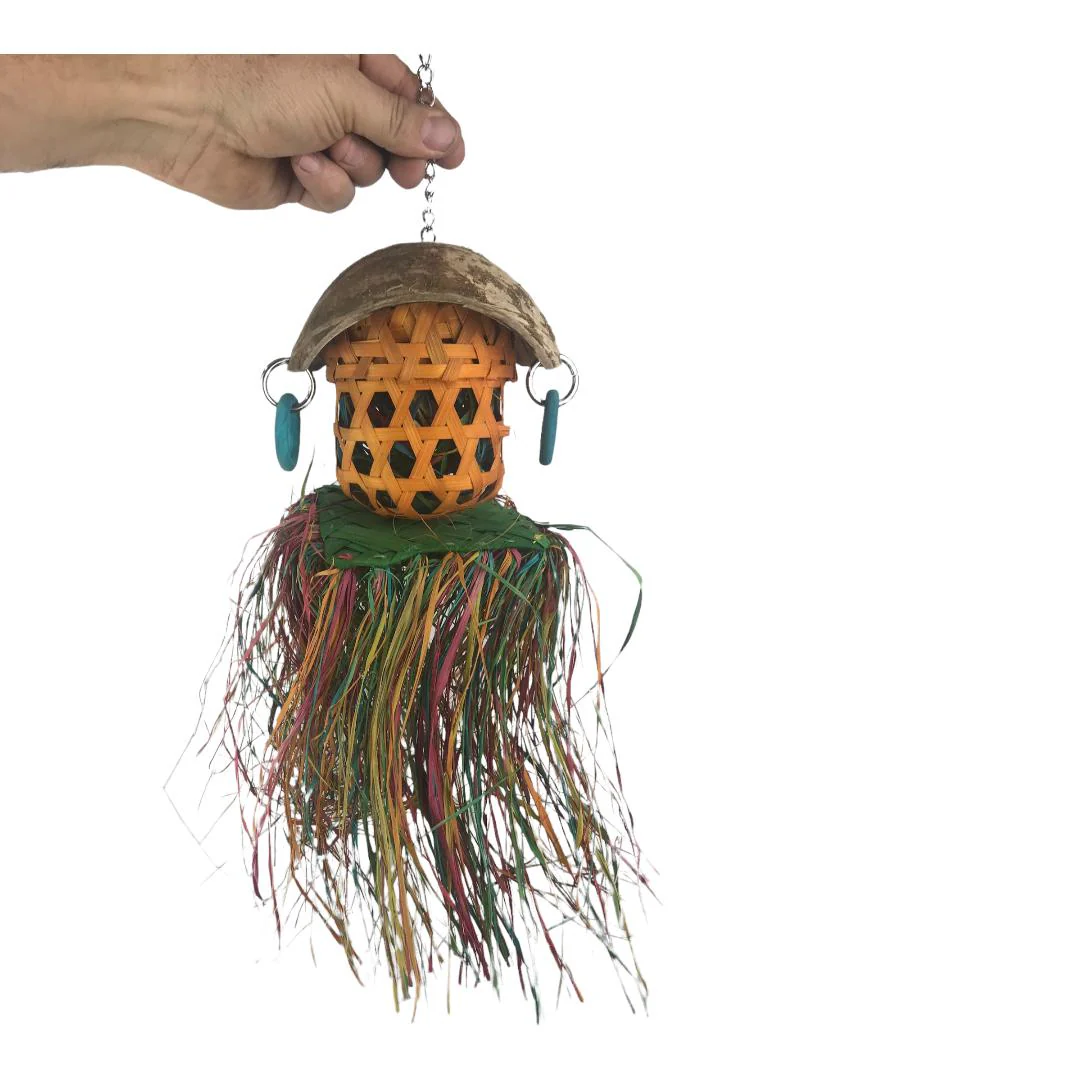 Ninos Java Hula Girl Shredding Toy for Birds - Image 7
