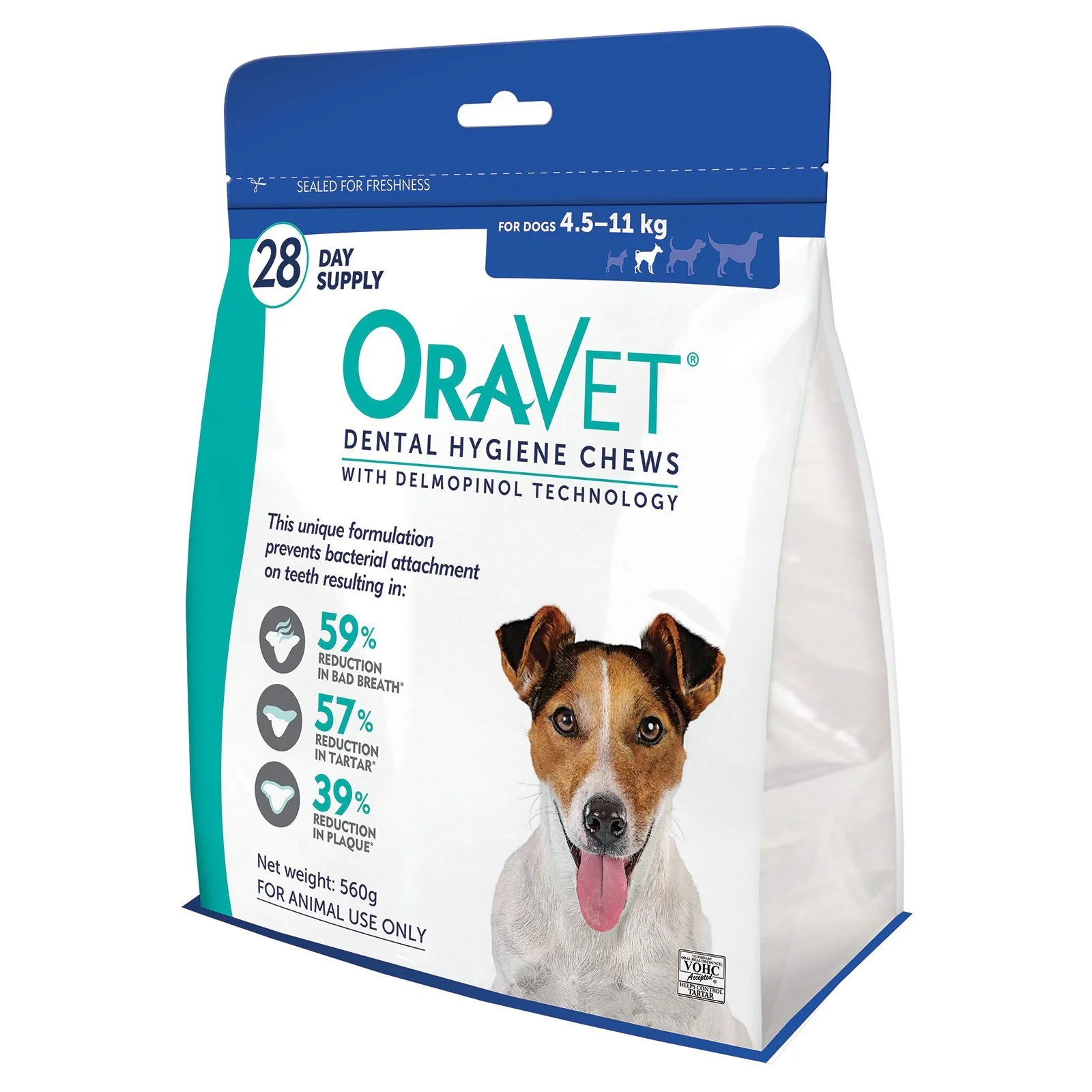 OraVet Dental Hygiene Chews for Small Dogs 28 Pack - Image 2