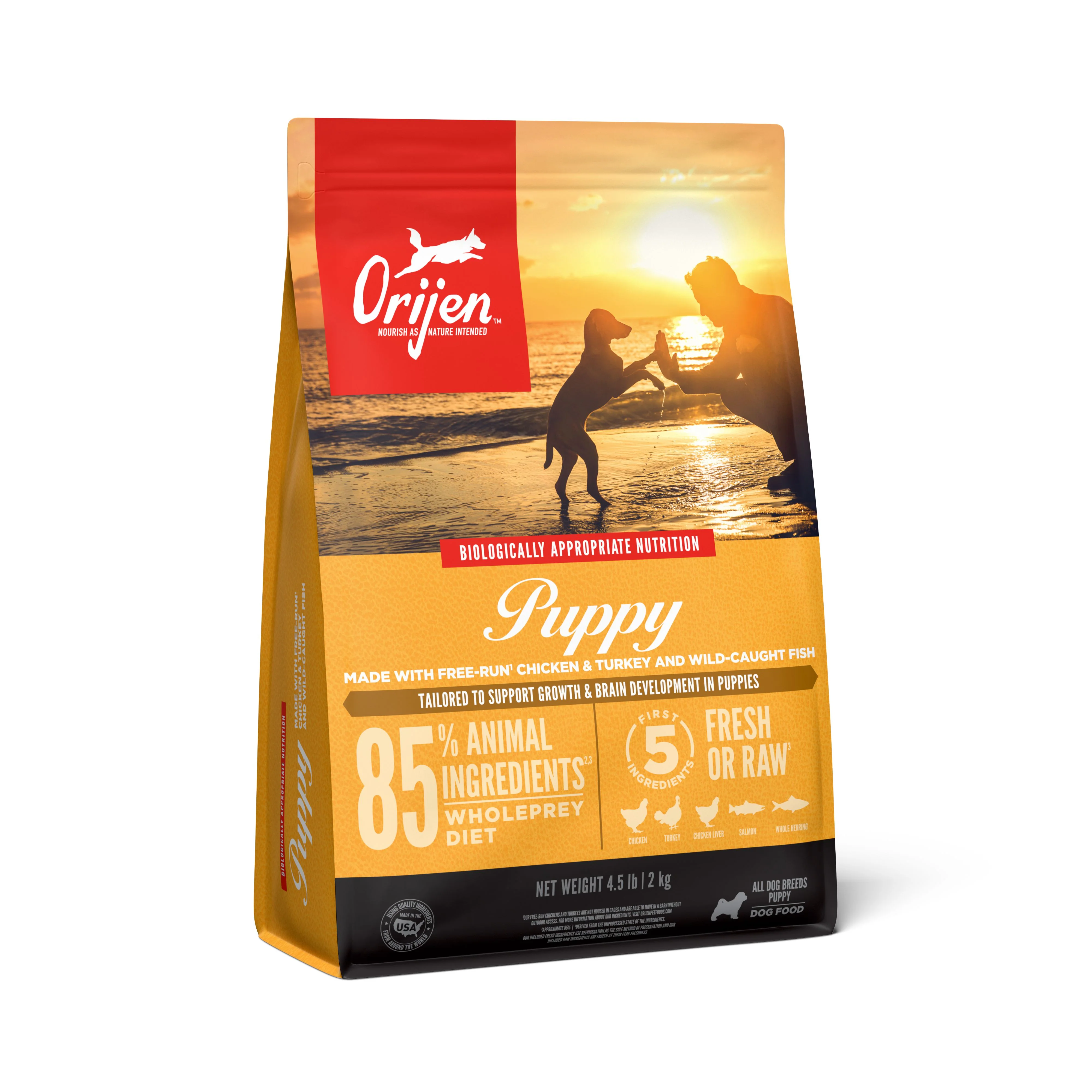 ORIJEN Puppy Biologically Appropriate Dry Dog Food 2kg - Image 3