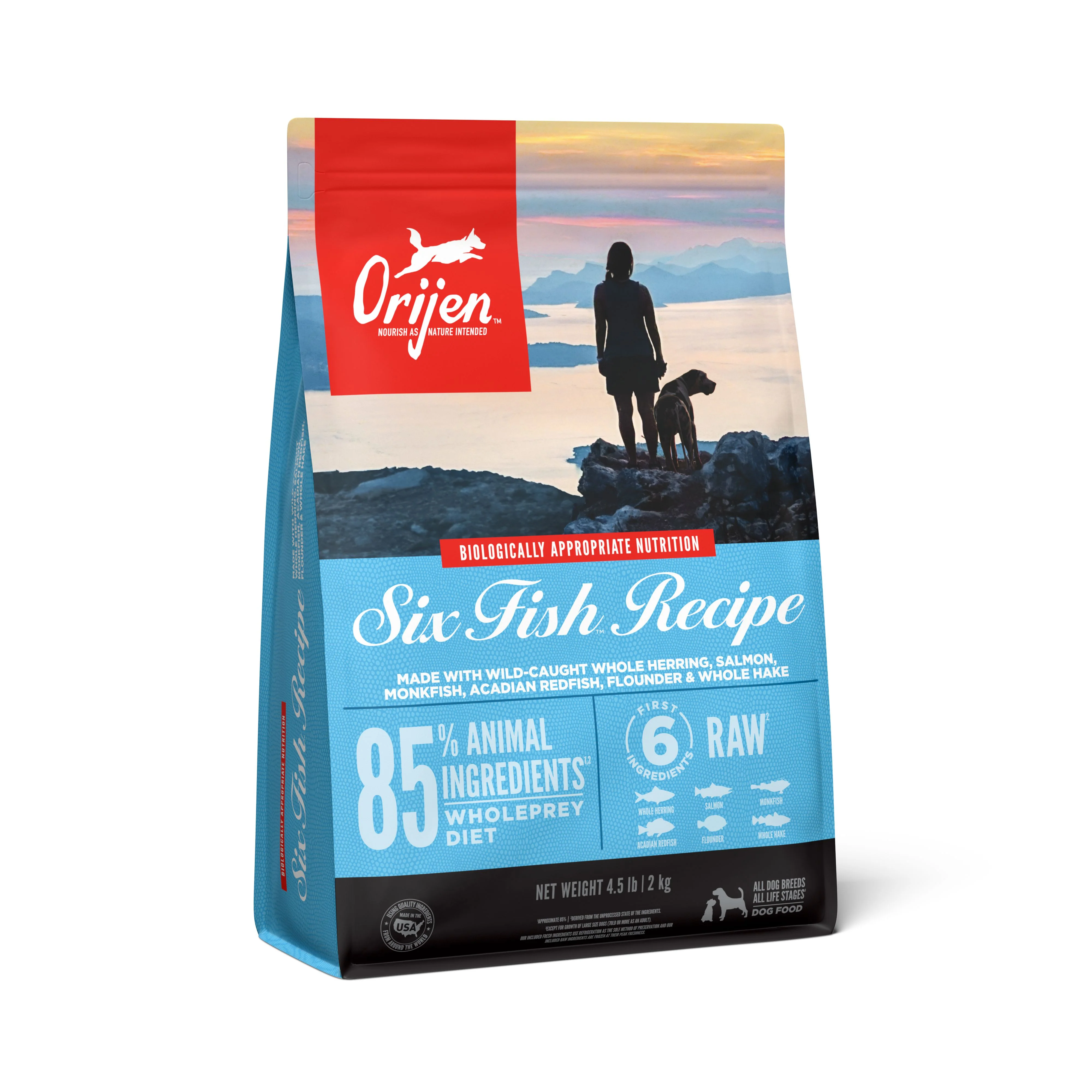 ORIJEN Six Fish Biologically Appropriate Dry Dog Food 2kg - Image 3