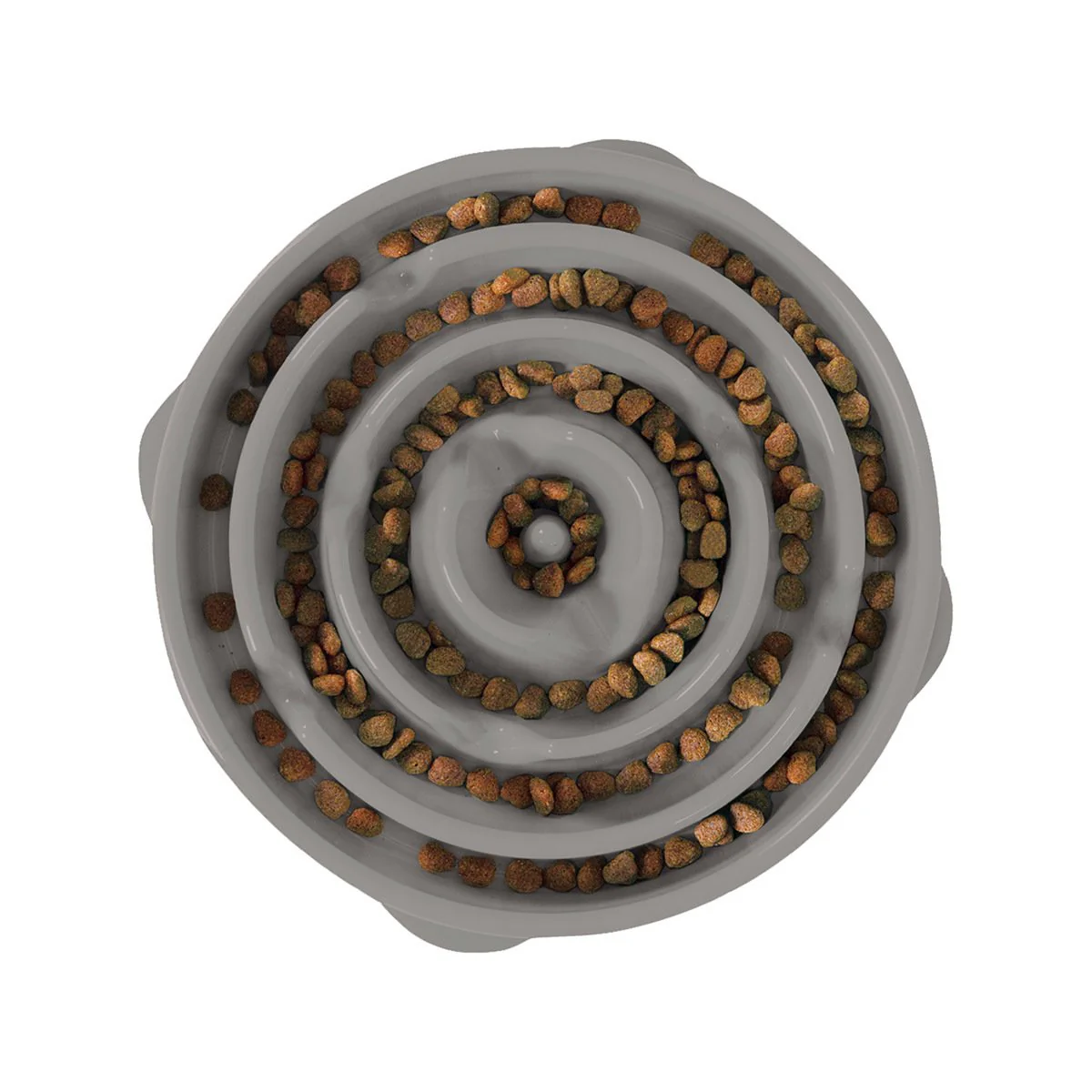 Outward Hound Fun Feeder Slo-Bowl Drop Dog Bowl Large Grey - Image 2